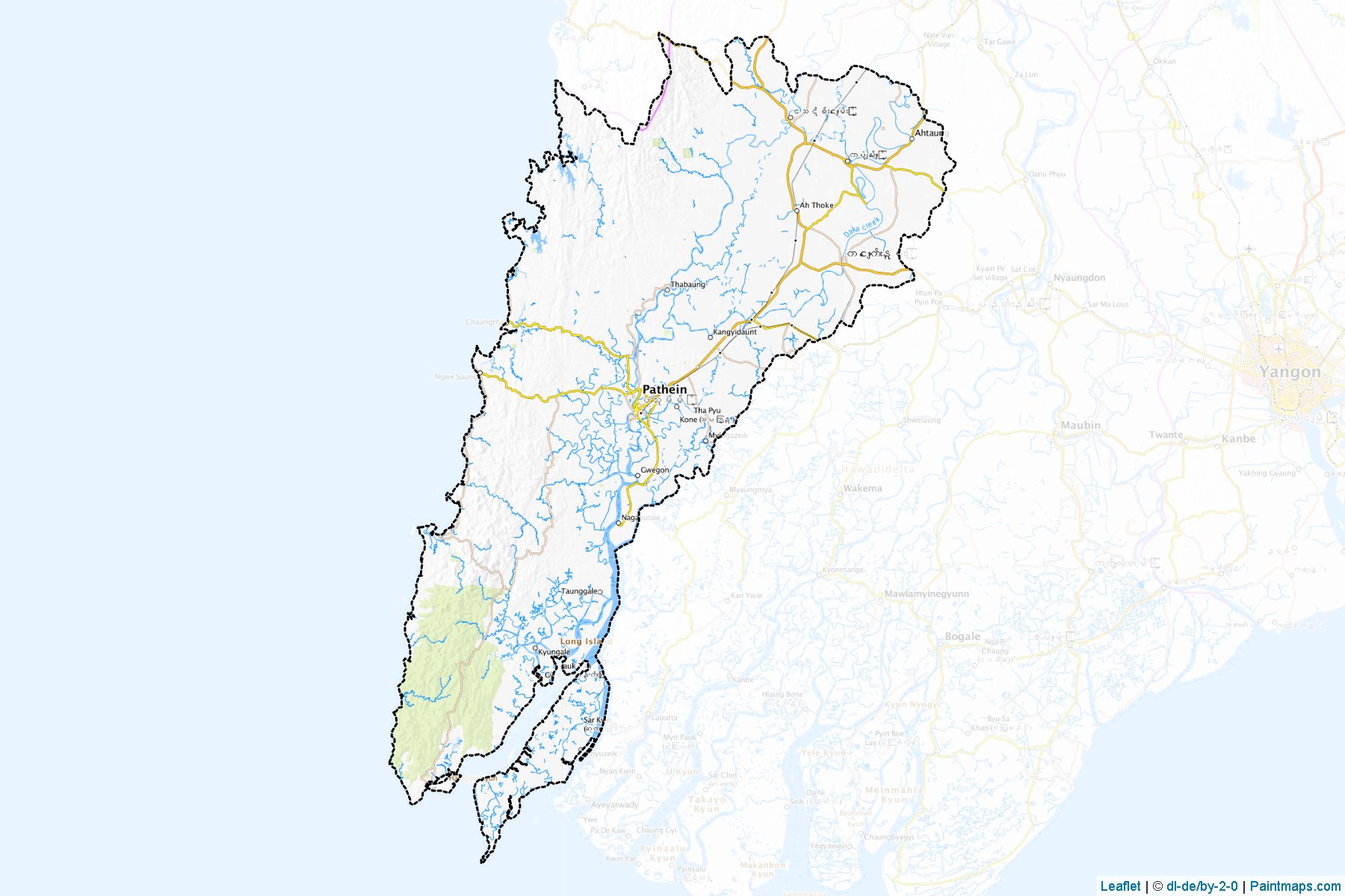 Pathein (Ayeyarwady) Map Cropping Samples-1