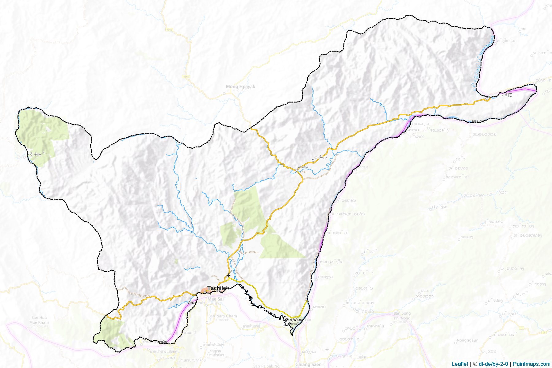 Tachileik (Shan State) Map Cropping Samples-1