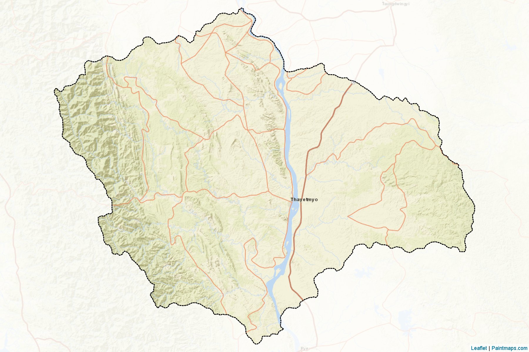 Thayetmyo (Magway) Map Cropping Samples-2