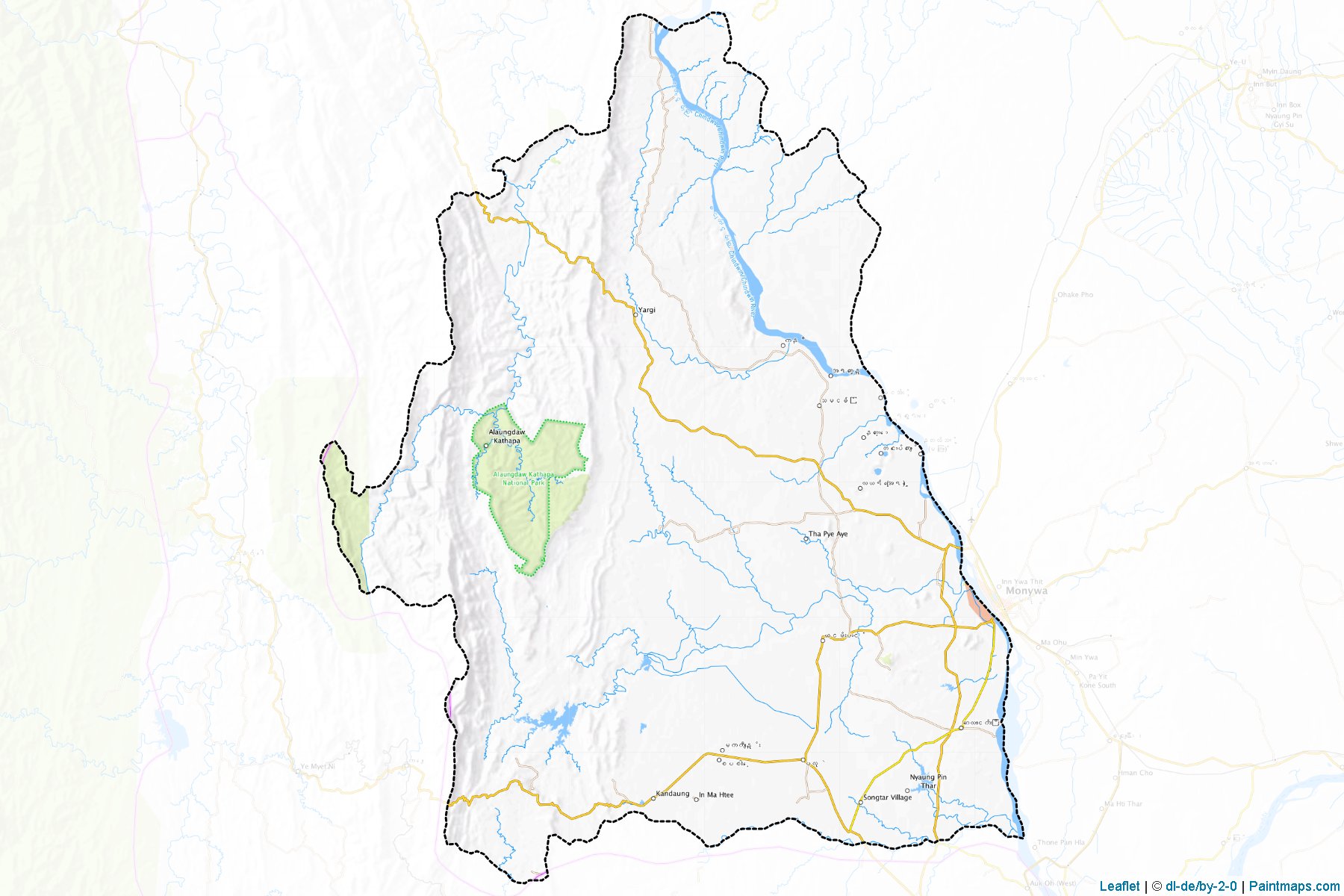 Yinmabin (Sagaing) Map Cropping Samples-1