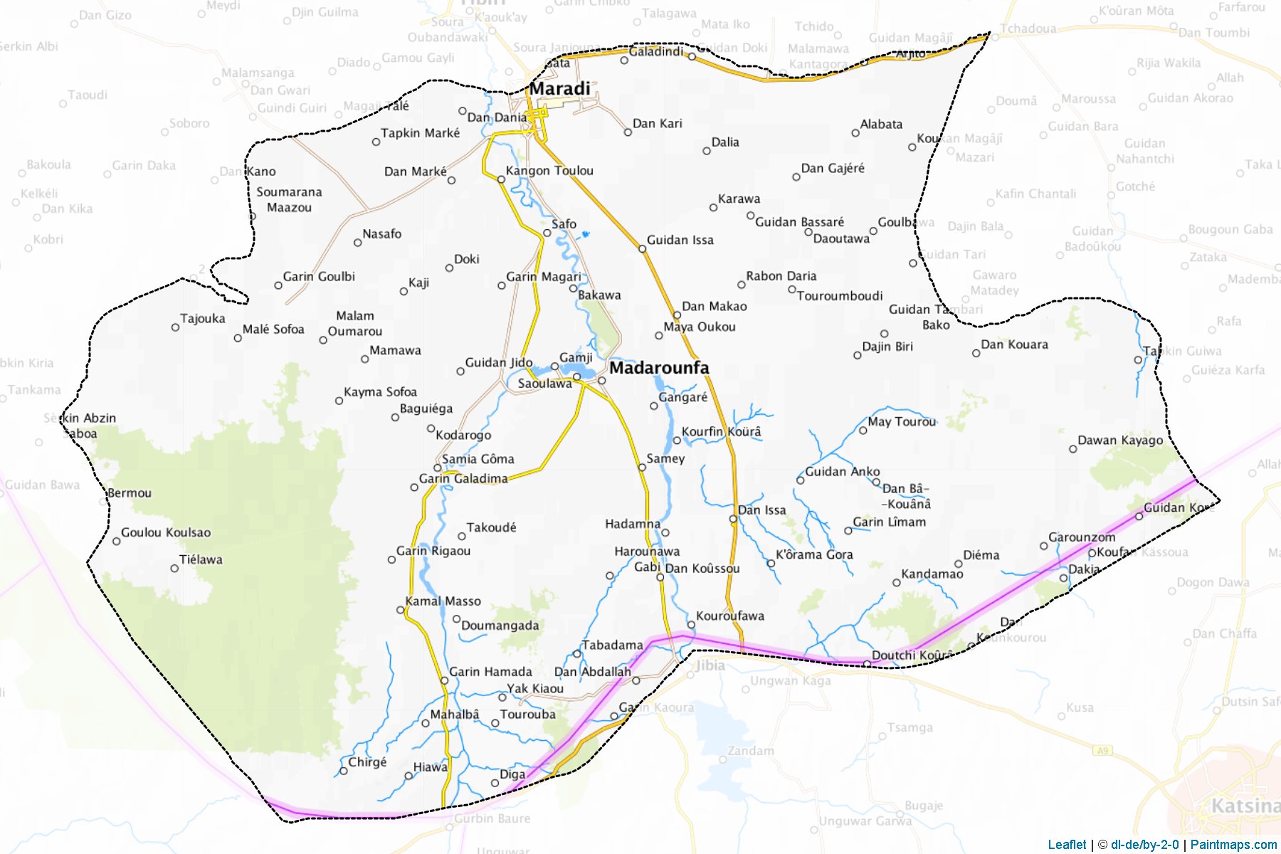 Madarounfa (Maradi) Map Cropping Samples-1