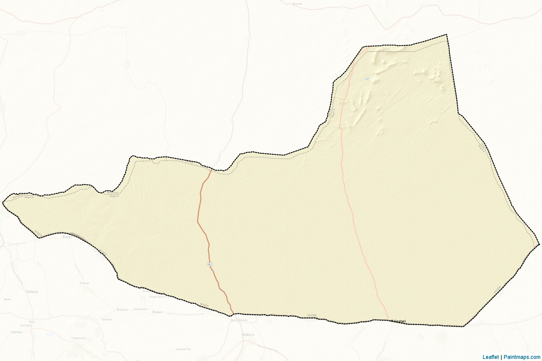 Muestras de recorte de mapas Magaria (Zinder)-2