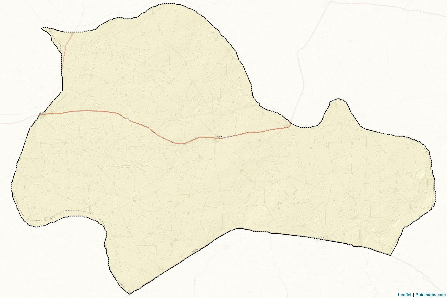 Muestras de recorte de mapas Aguie (Maradi)-2