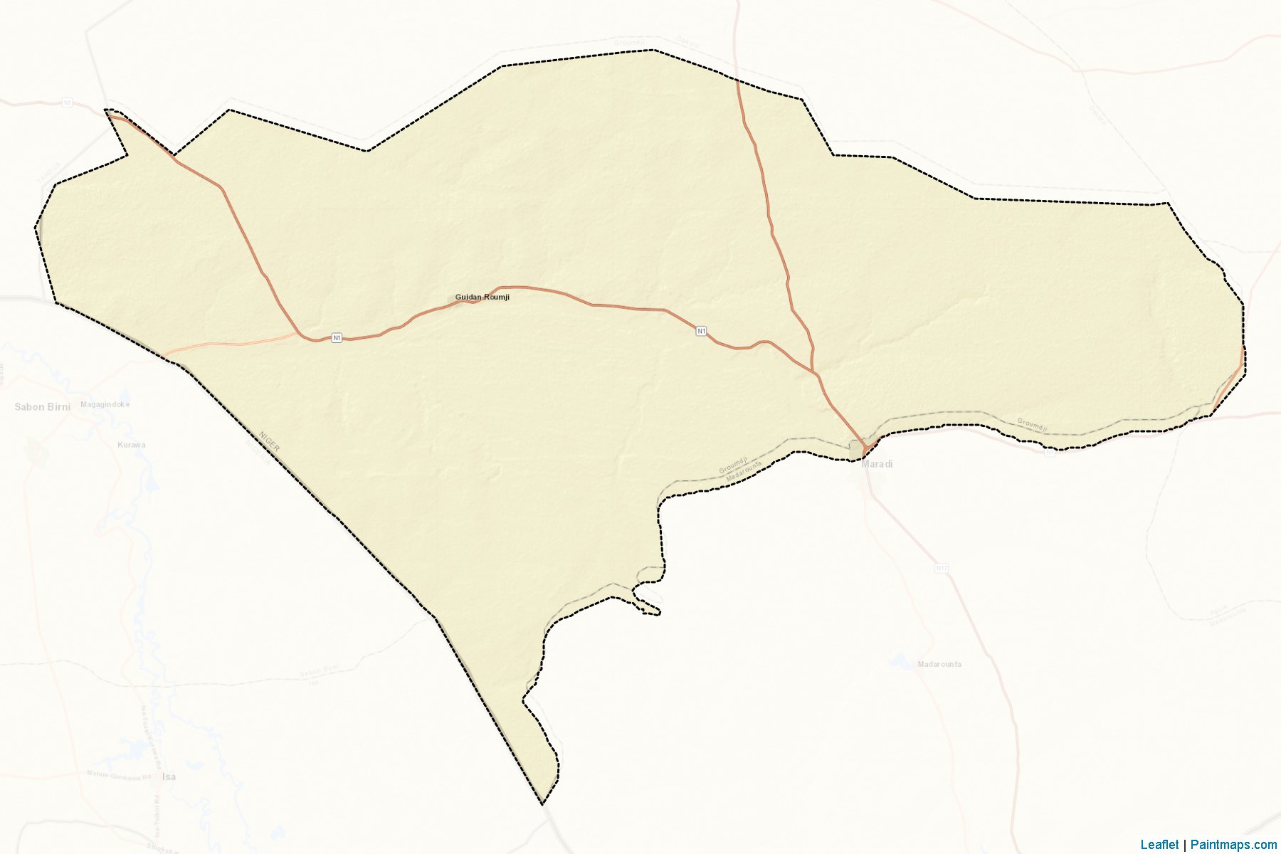 Guidan roumji (Maradi) Haritası Örnekleri-2