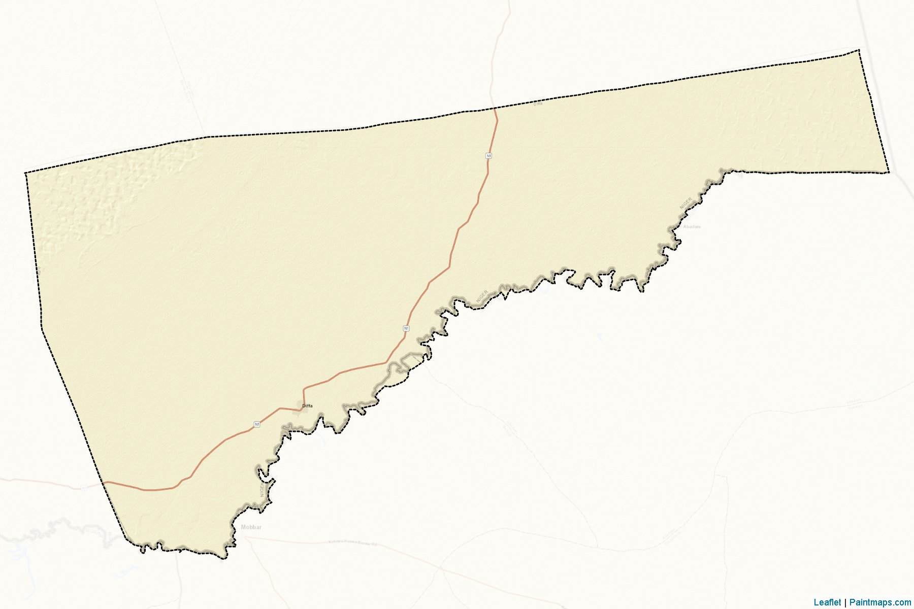 Diffa (Diffa) Haritası Örnekleri-2