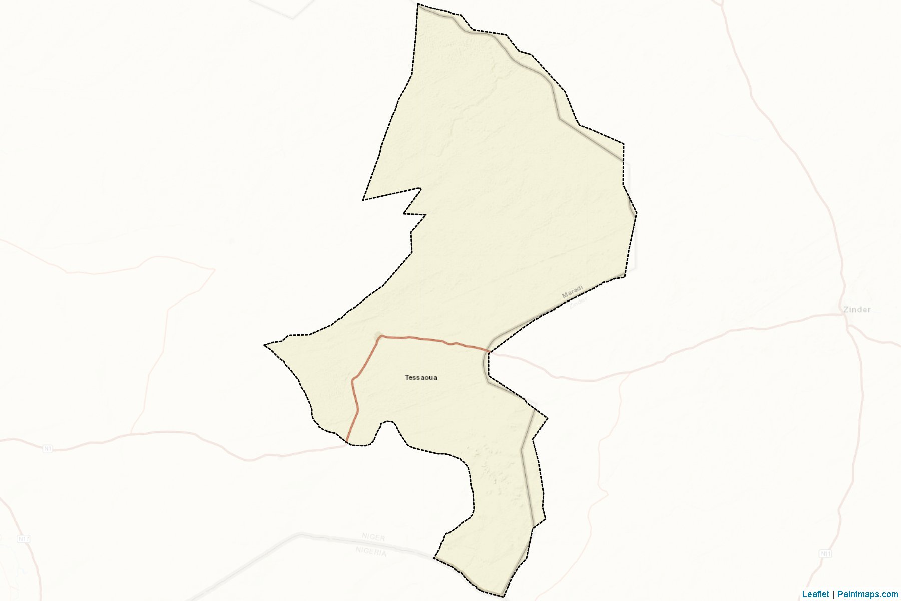 Muestras de recorte de mapas Tessaoua (Maradi)-2