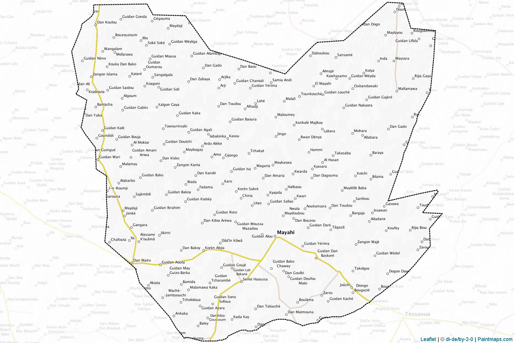 Mayahi (Maradi) Map Cropping Samples-1