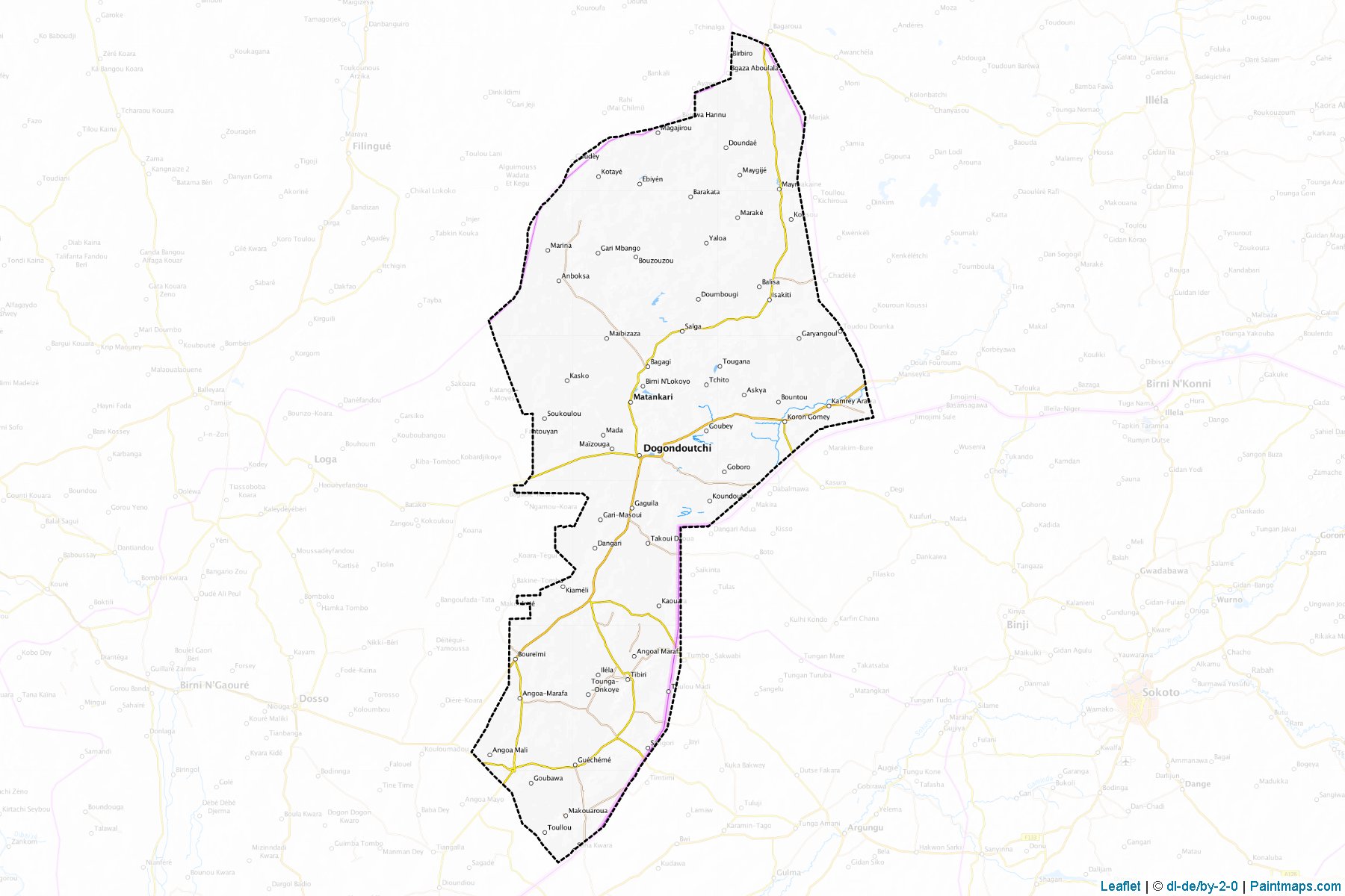 Dogondoutchi (Dosso) Map Cropping Samples-1