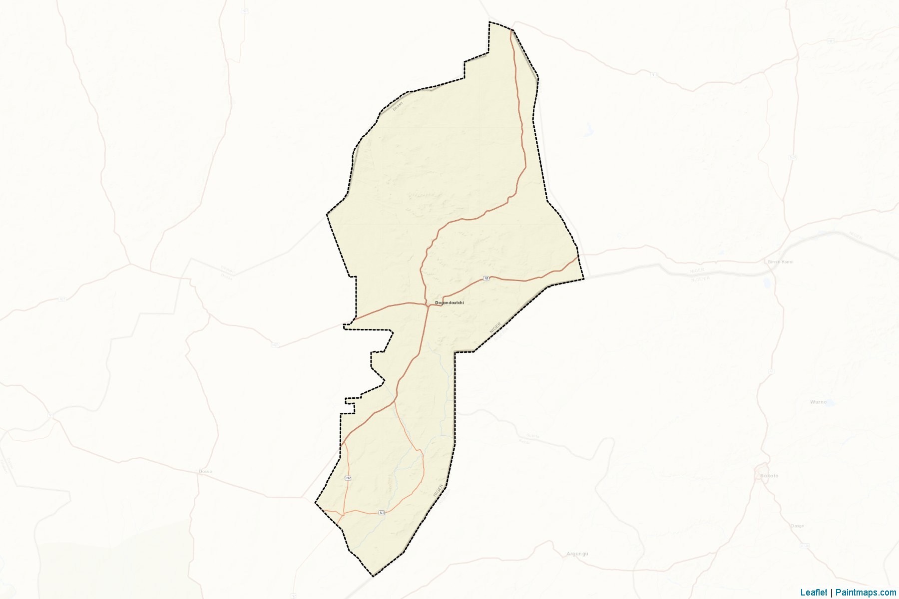 Muestras de recorte de mapas Dogondoutchi (Dosso)-2