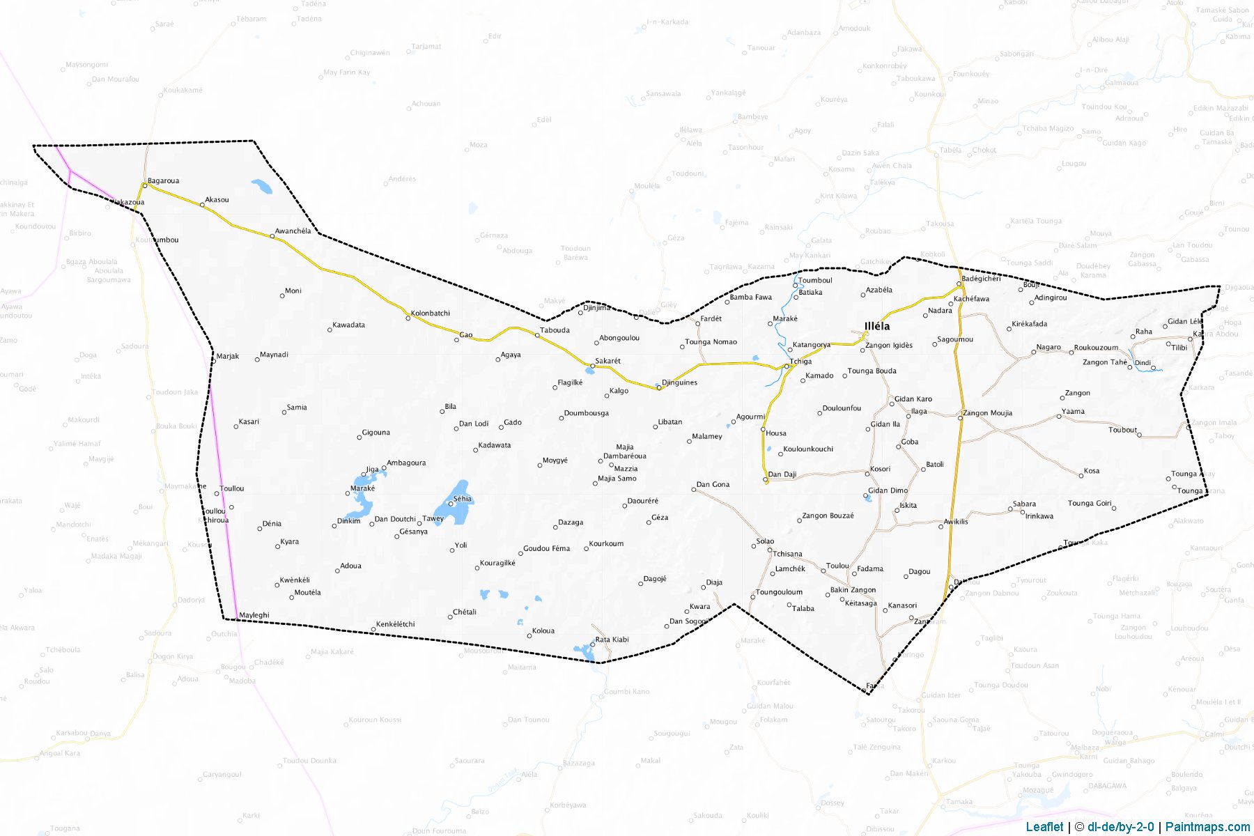 Muestras de recorte de mapas Illela (Tahoua)-1