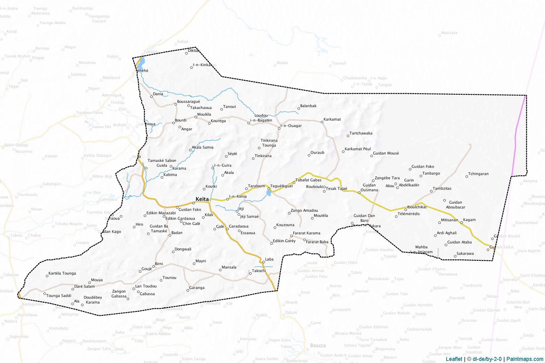 Muestras de recorte de mapas Keita (Tahoua)-1