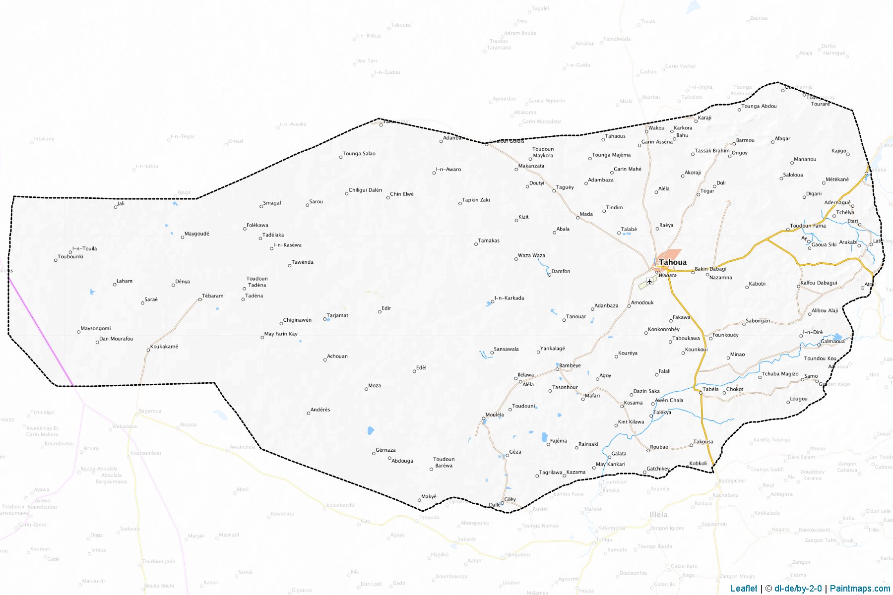 Tahoua (Tahoua) Map Cropping Samples-1