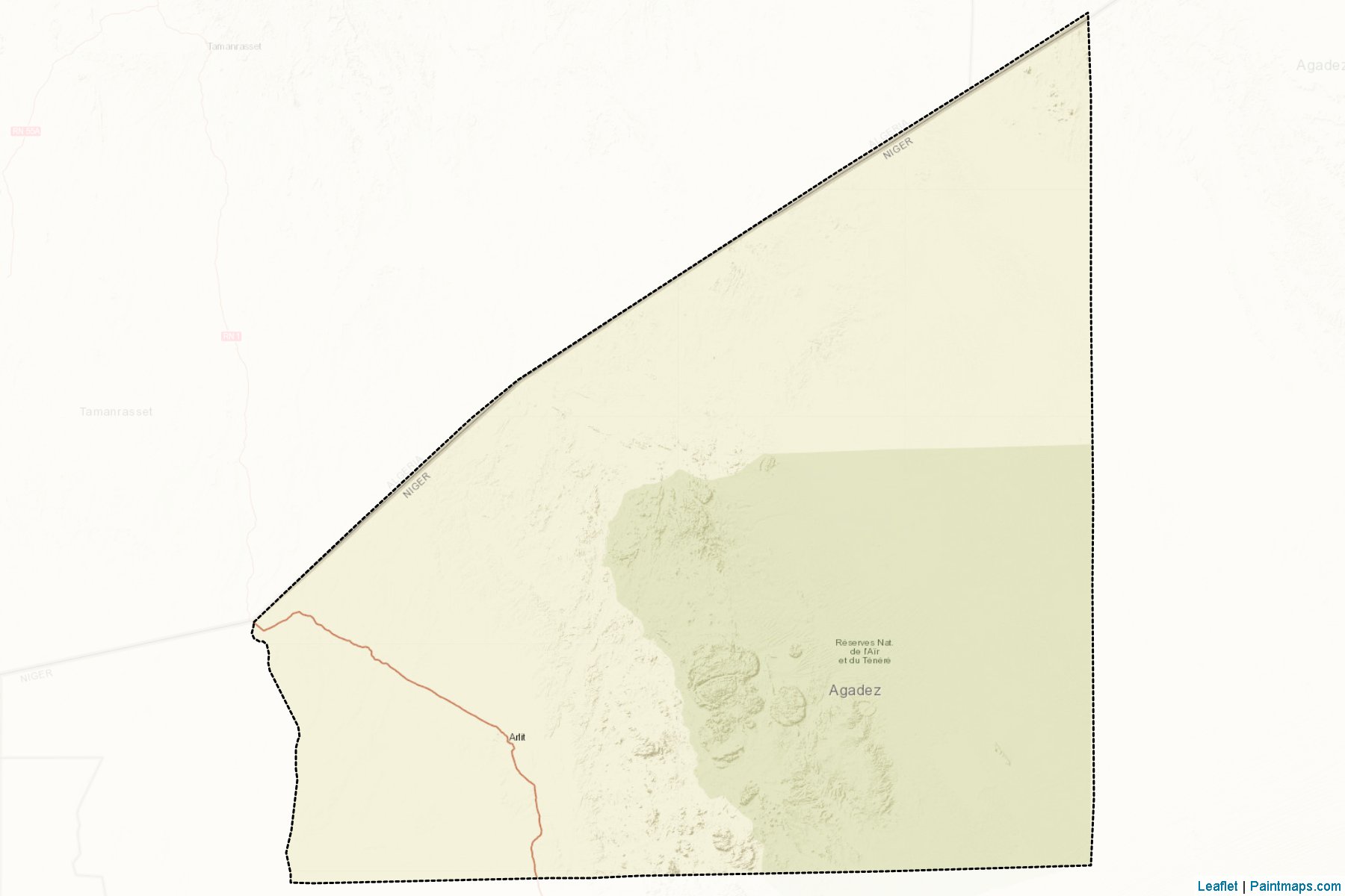 Arlit (Agadez) Map Cropping Samples-2