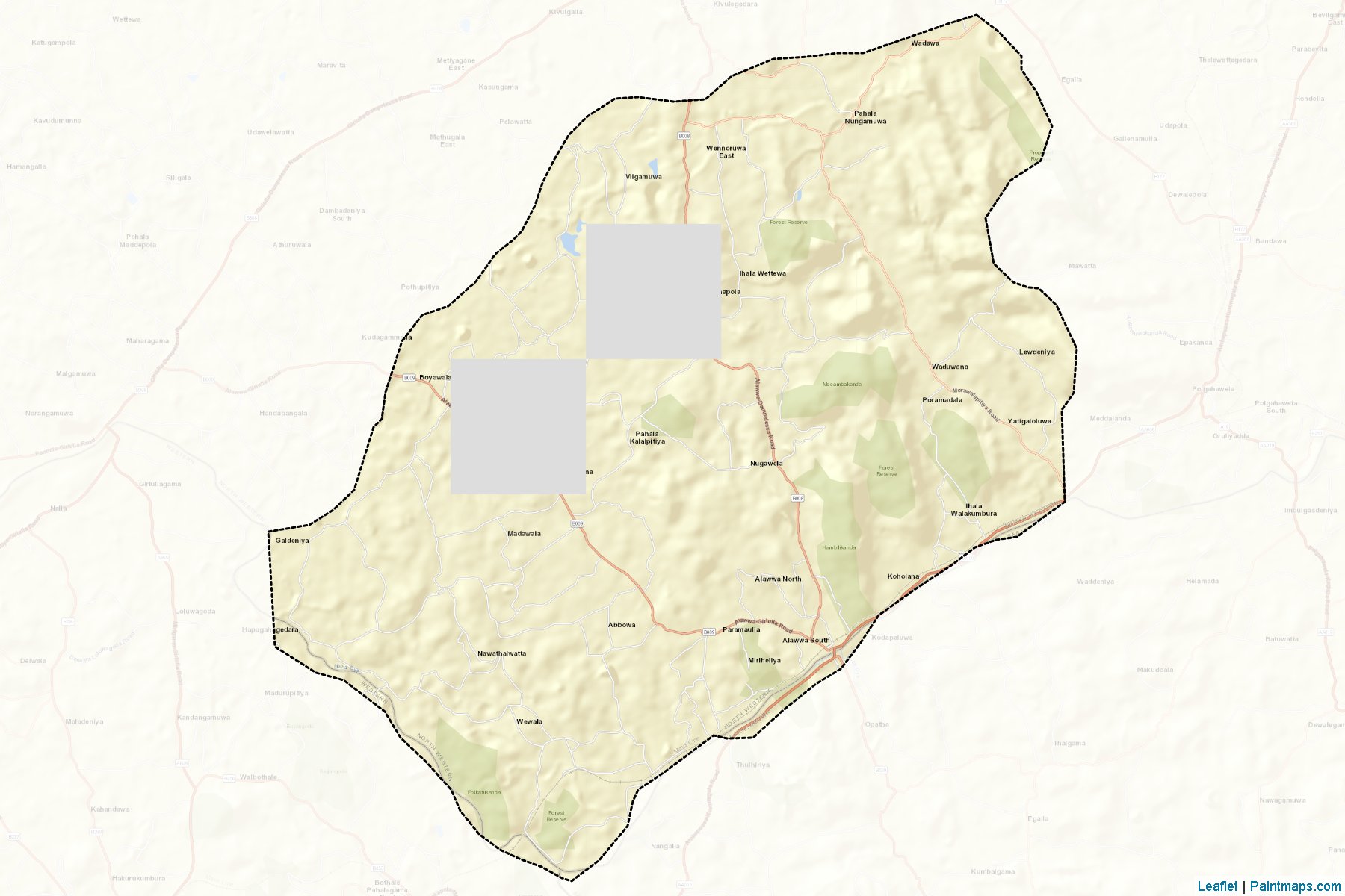 Alawwa (Kurunegala) Map Cropping Samples-2