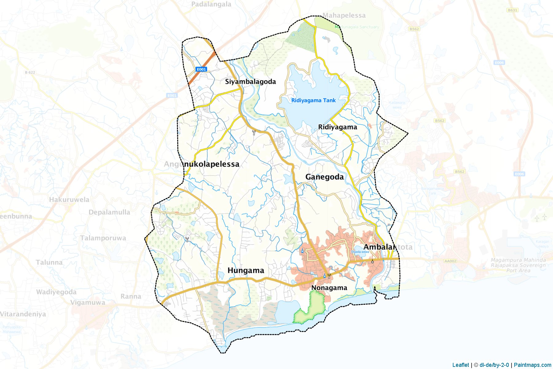 Ambalantota (Hambantota) Map Cropping Samples-1