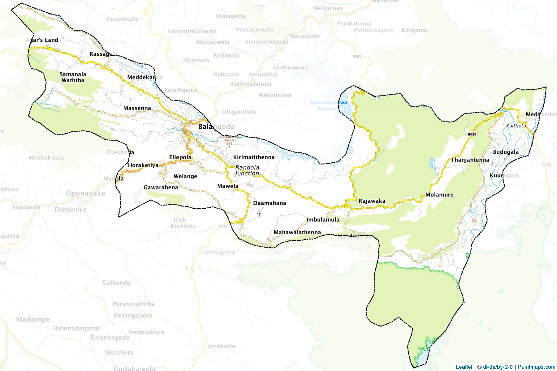 Balangoda (Ratnapura) Map Cropping Samples-1