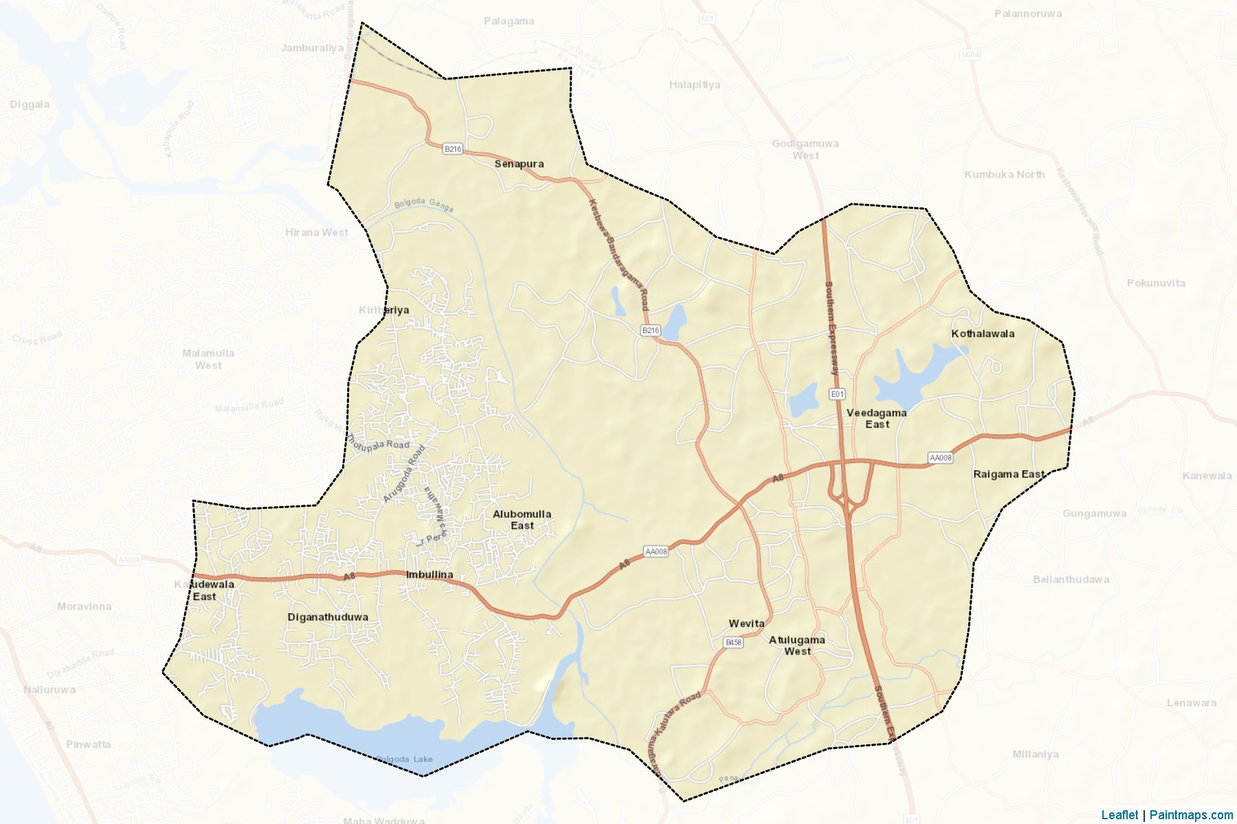 Bandaragama (Kalutara) Map Cropping Samples-2