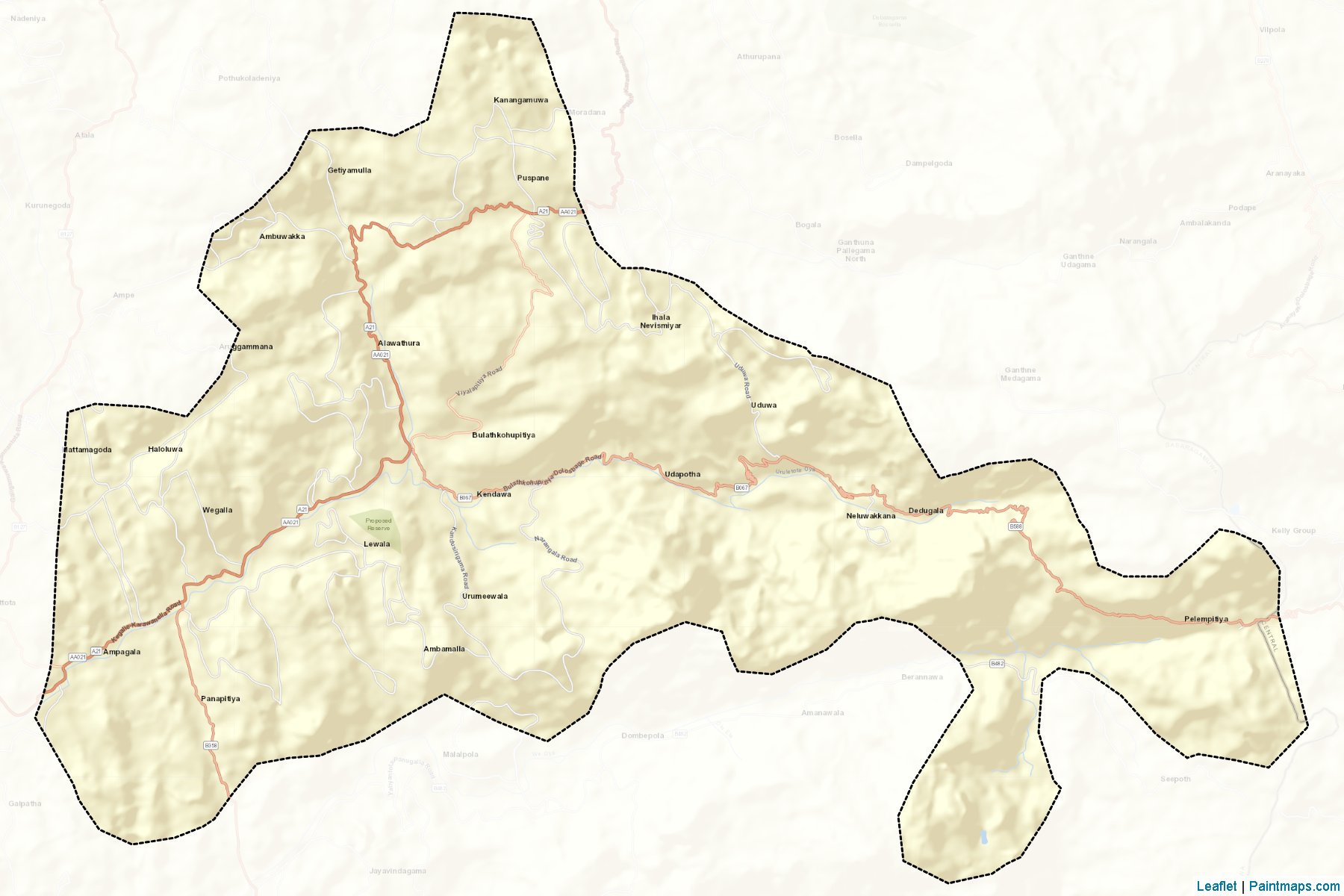 Bulathkohupitiya (Kegalle) Map Cropping Samples-2