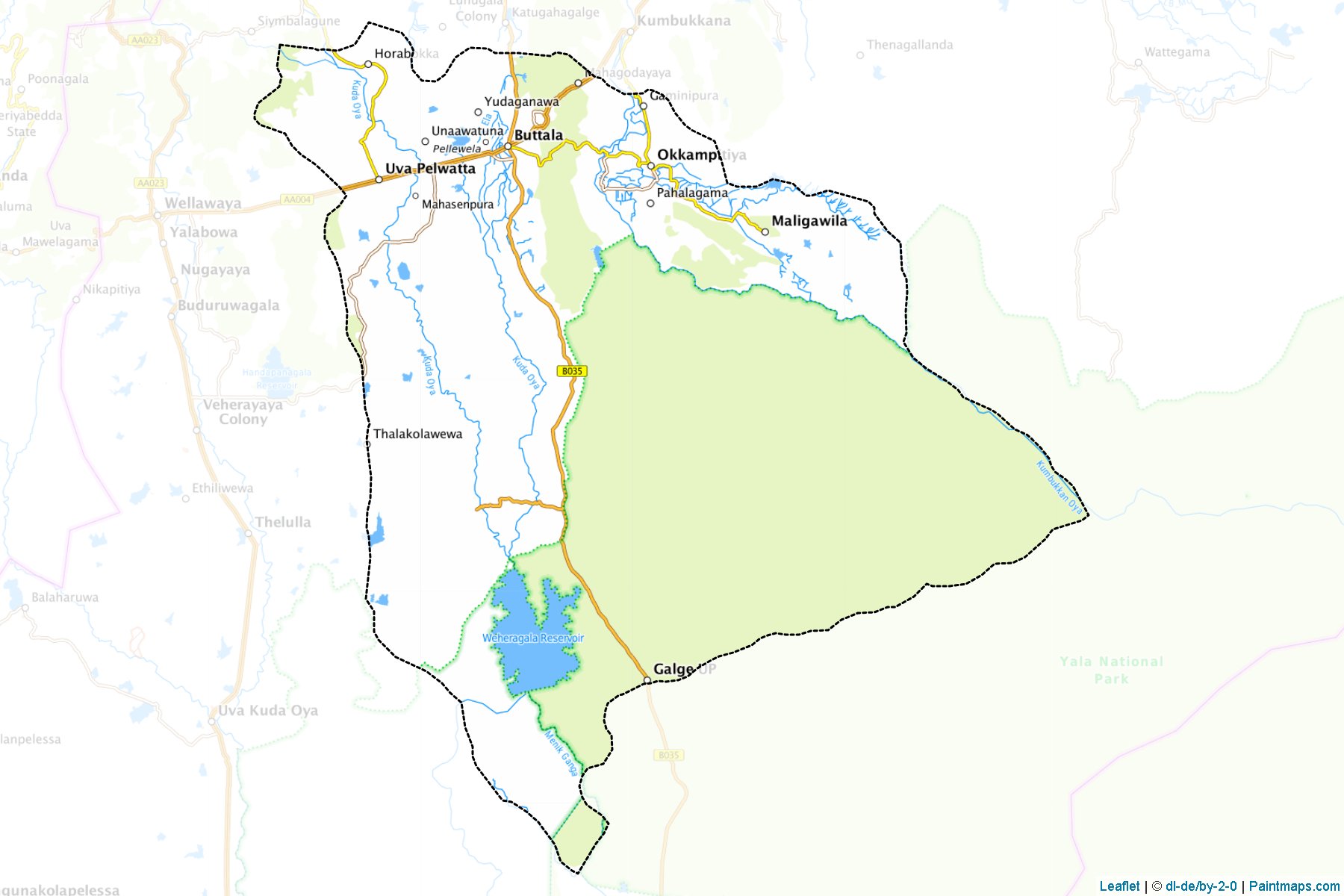 Buttala (Moneragala) Map Cropping Samples-1