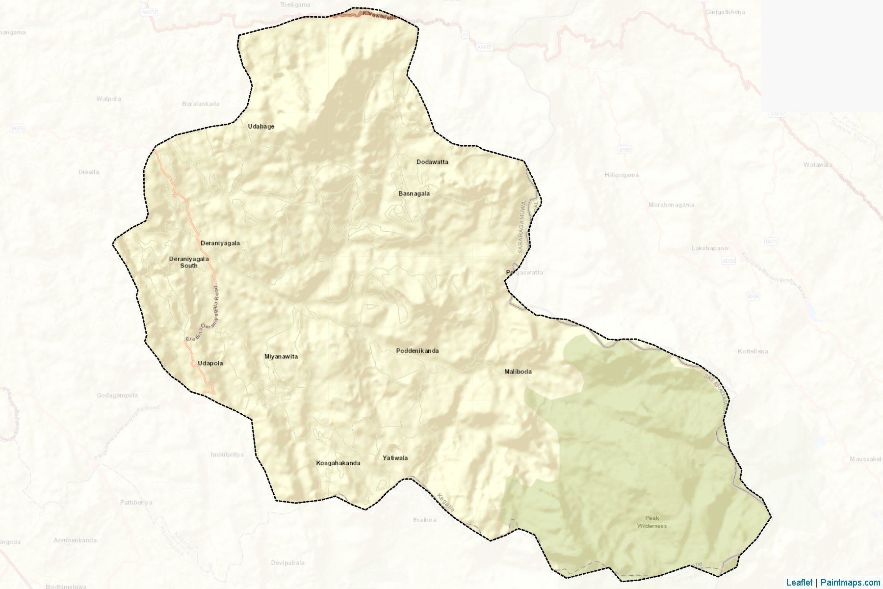 Deraniyagala (Kegalle) Map Cropping Samples-2