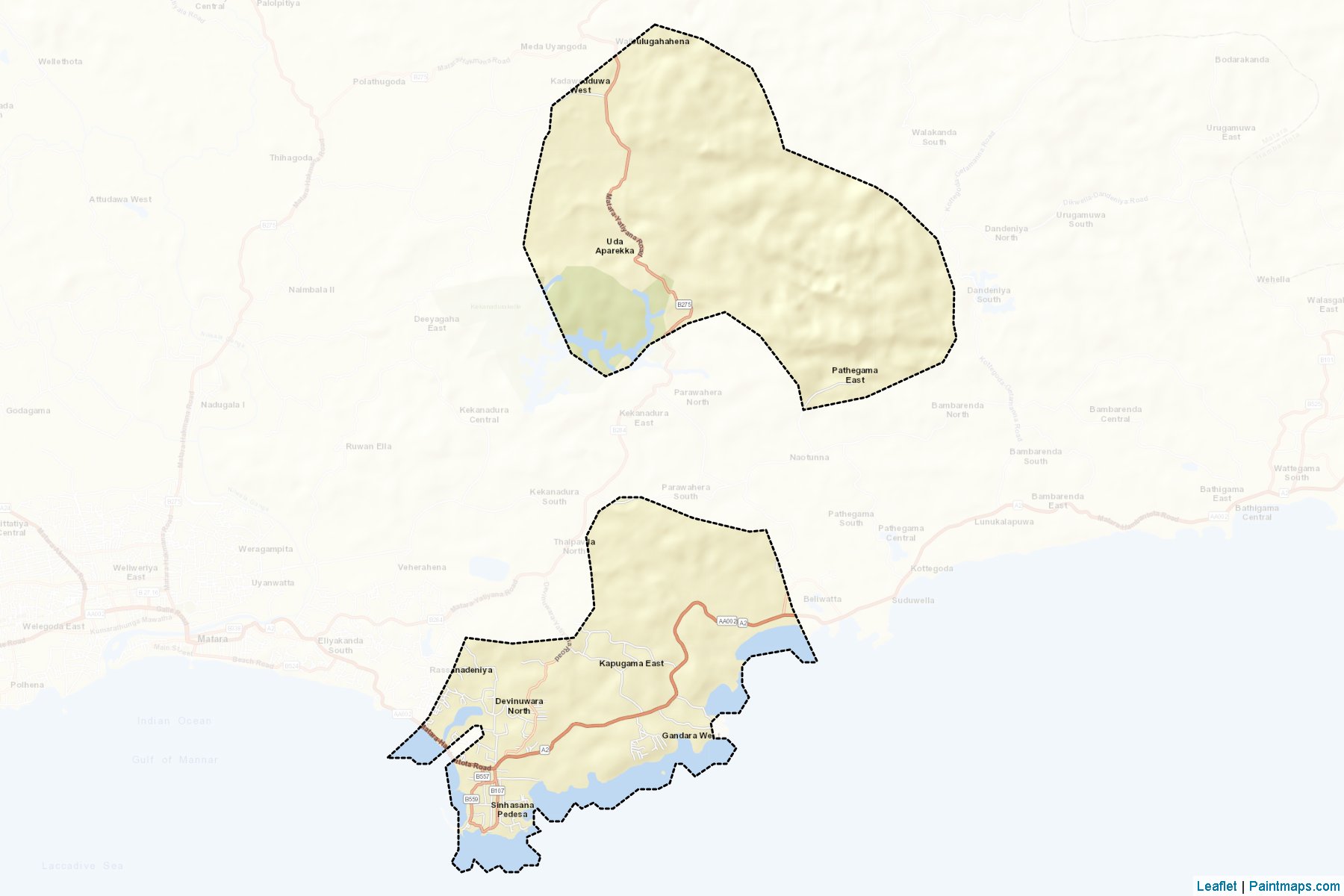 Devinuwara (Matara) Map Cropping Samples-2