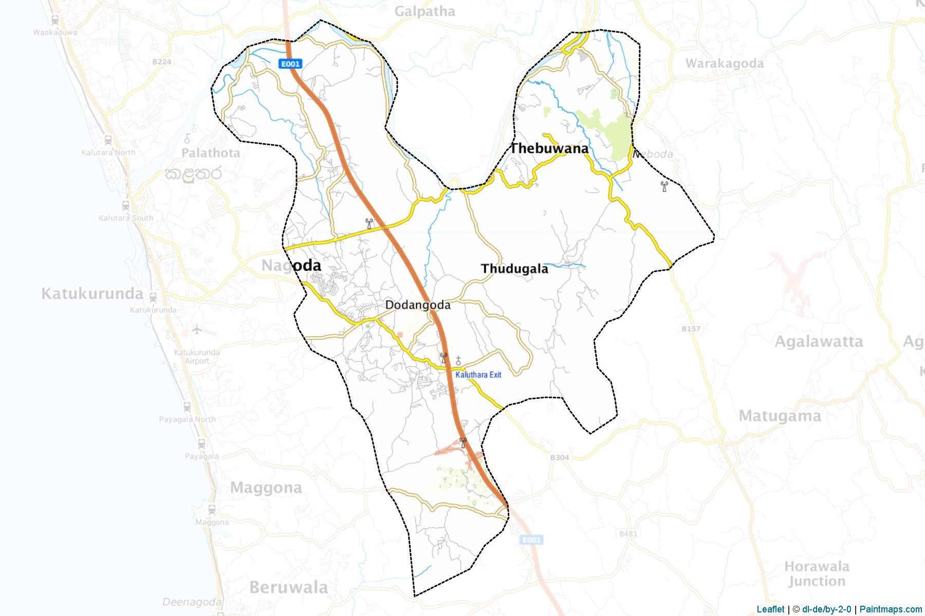 Dodangoda (Kalutara) Map Cropping Samples-1