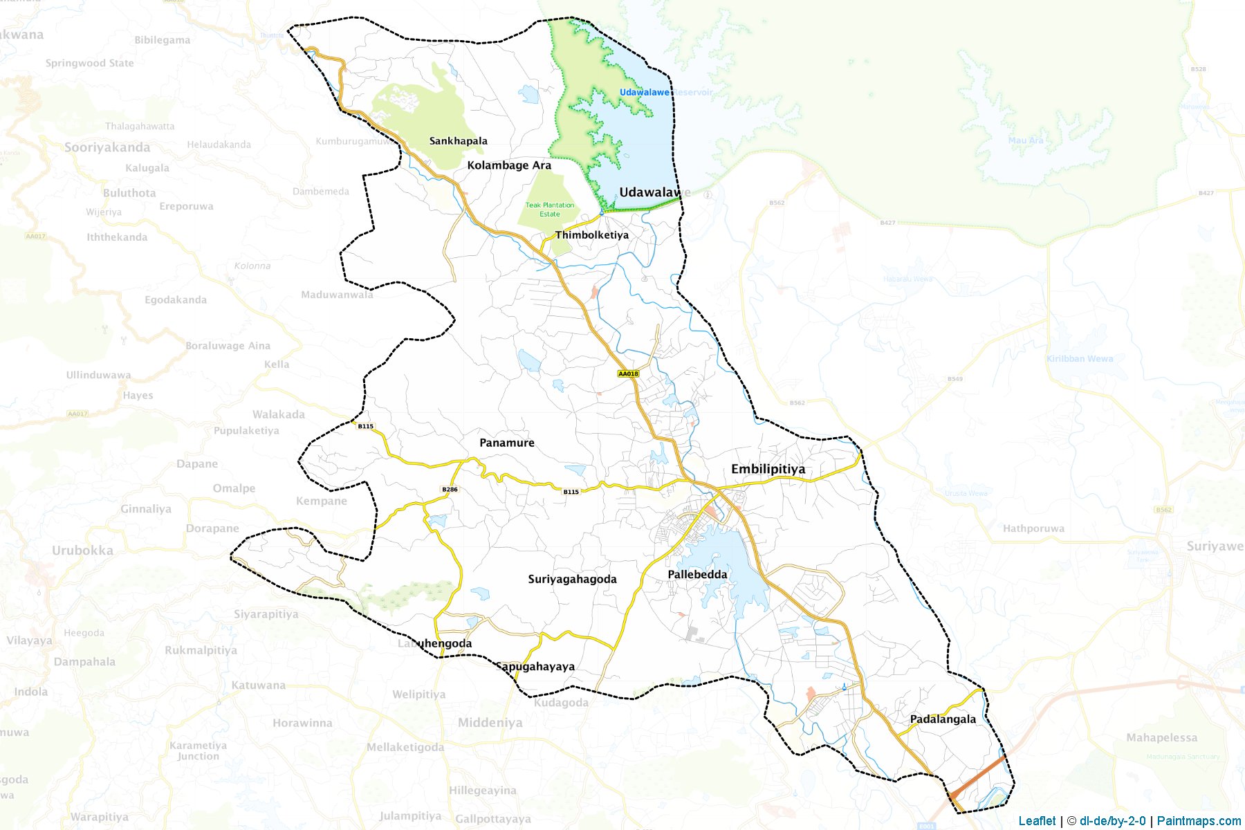 Embilipitiya (Ratnapura) Map Cropping Samples-1