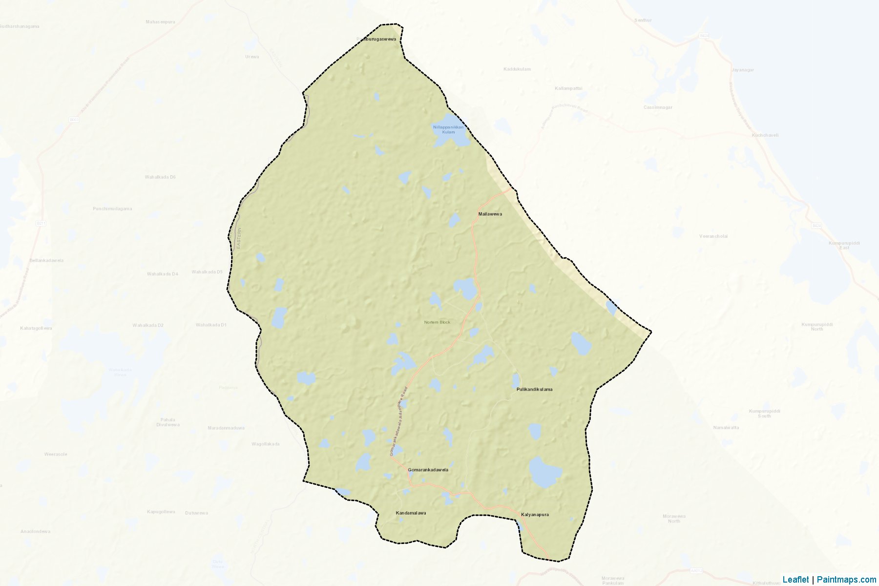 Gomarankadawala (Trincomalee) Map Cropping Samples-2