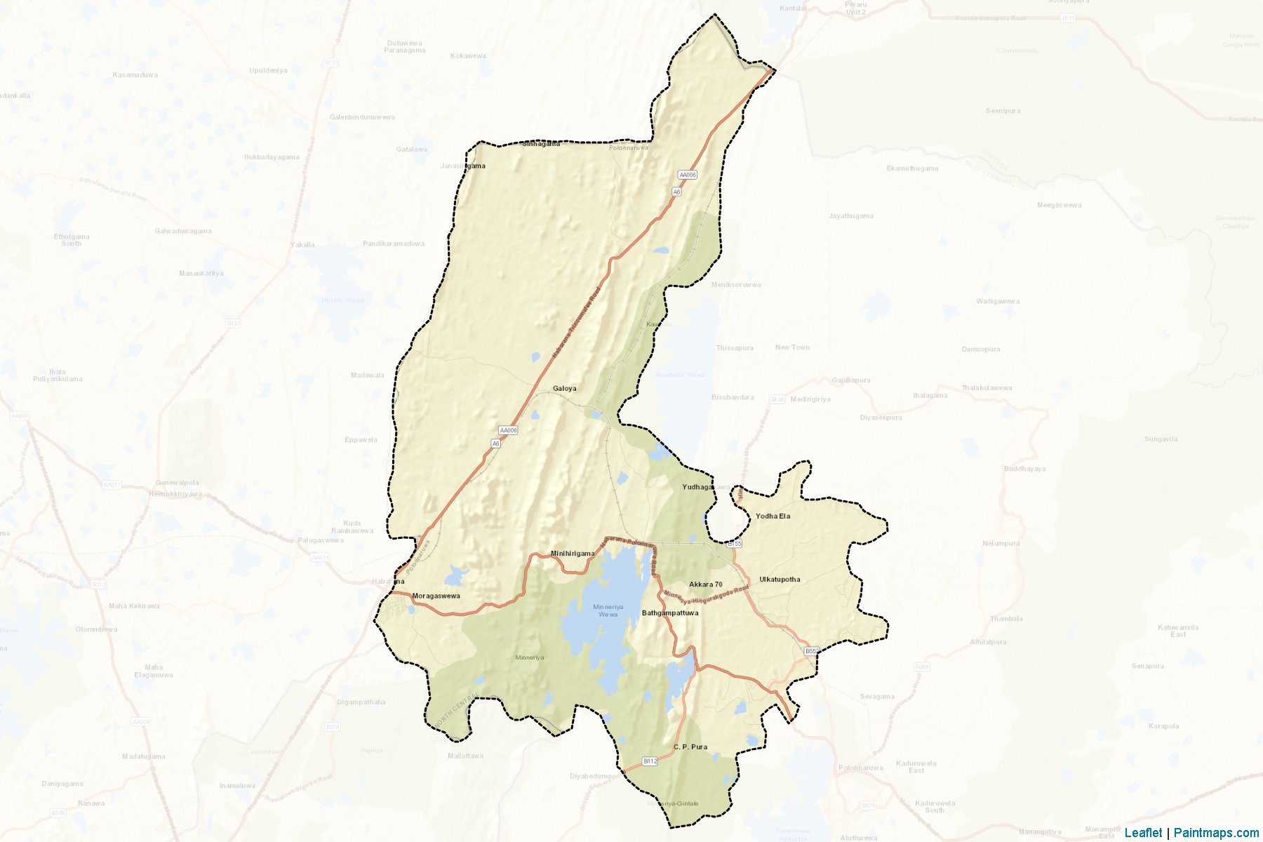 Hingurakgoda (Polonnaruwa) Map Cropping Samples-2