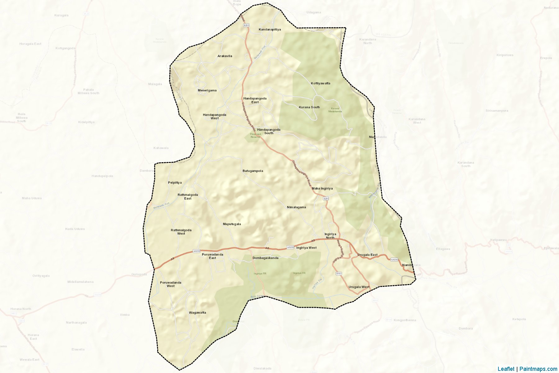 Ingiriya (Kalutara) Map Cropping Samples-2