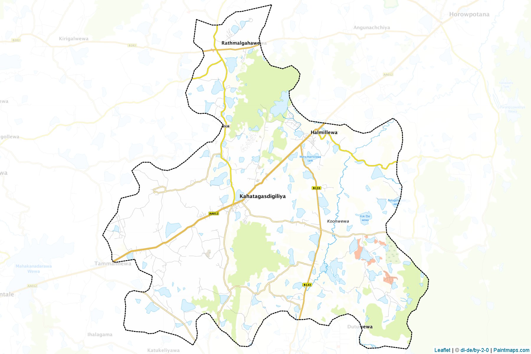 Kahatagasdigiliya (Anuradhapura) Map Cropping Samples-1