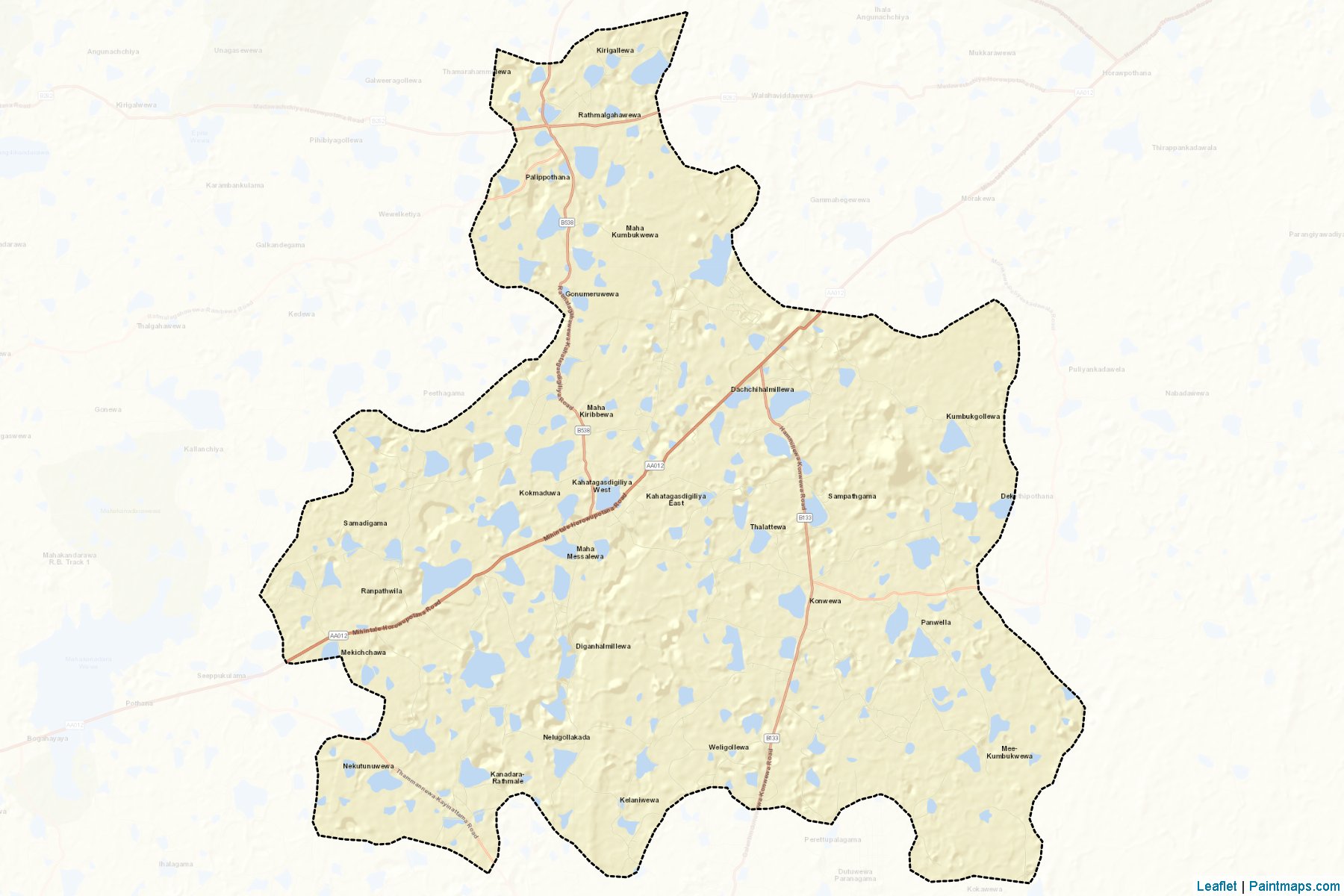 Kahatagasdigiliya (Anuradhapura) Map Cropping Samples-2