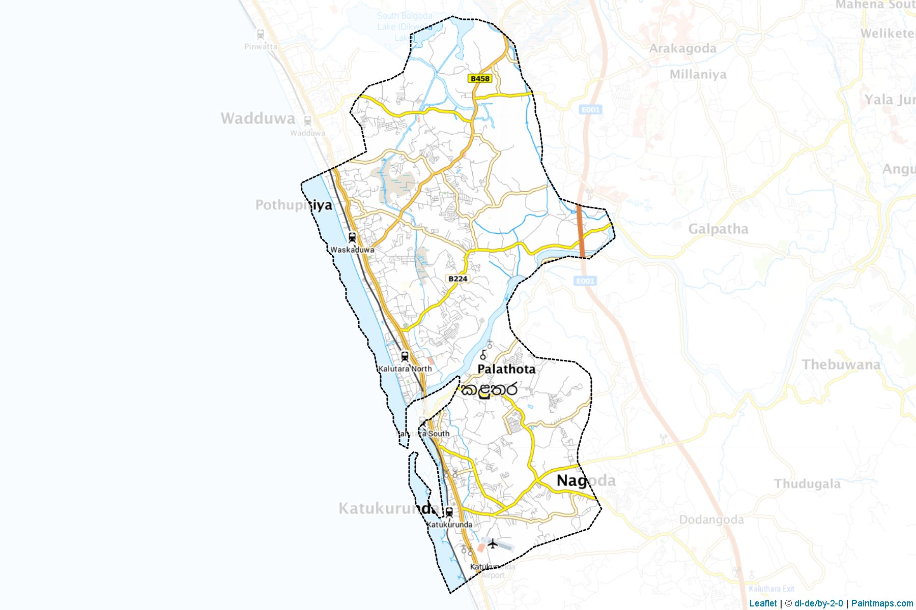 Kaluthara (Kalutara) Map Cropping Samples-1