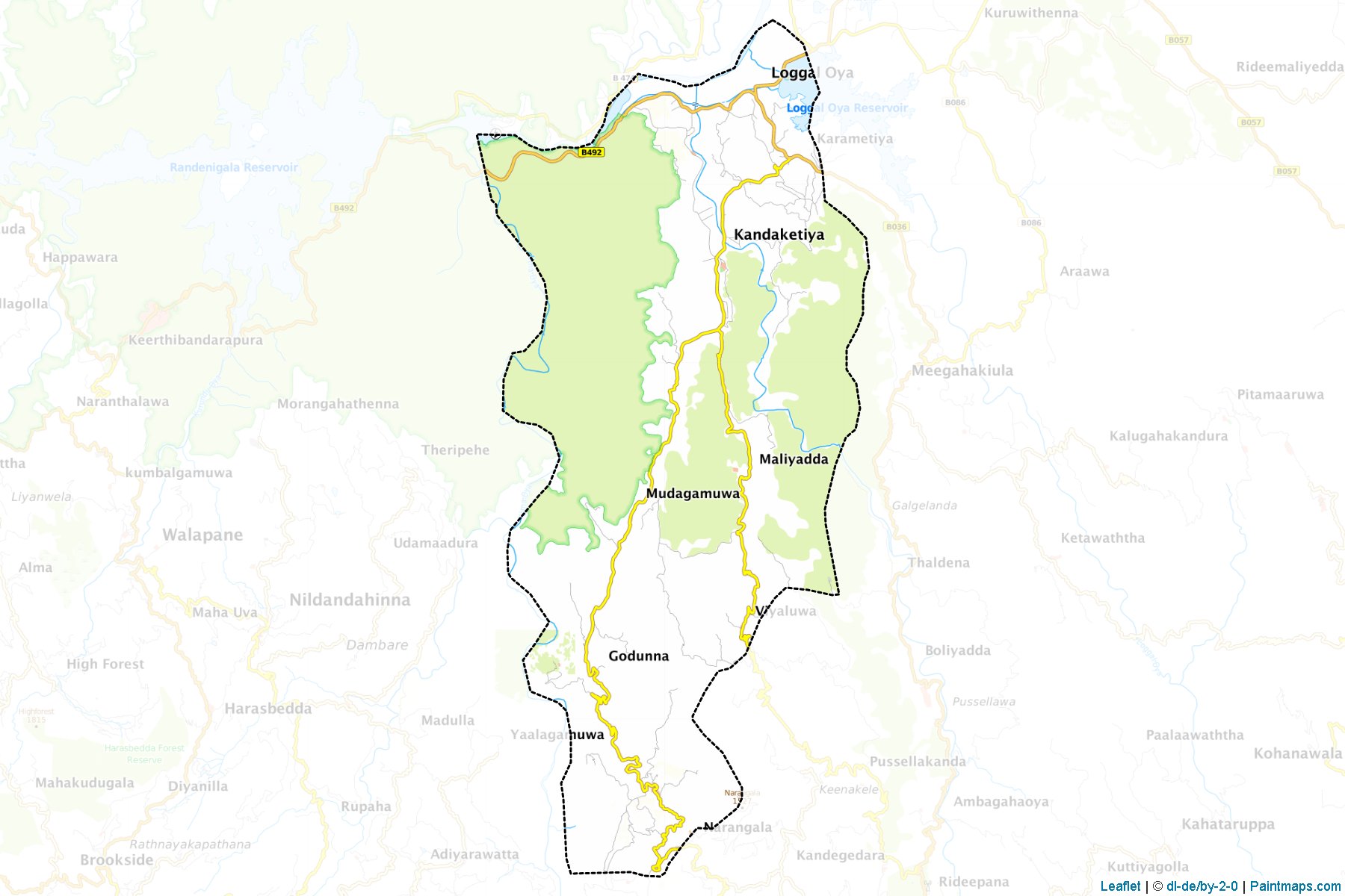 Kandaketiya (Badulla) Map Cropping Samples-1