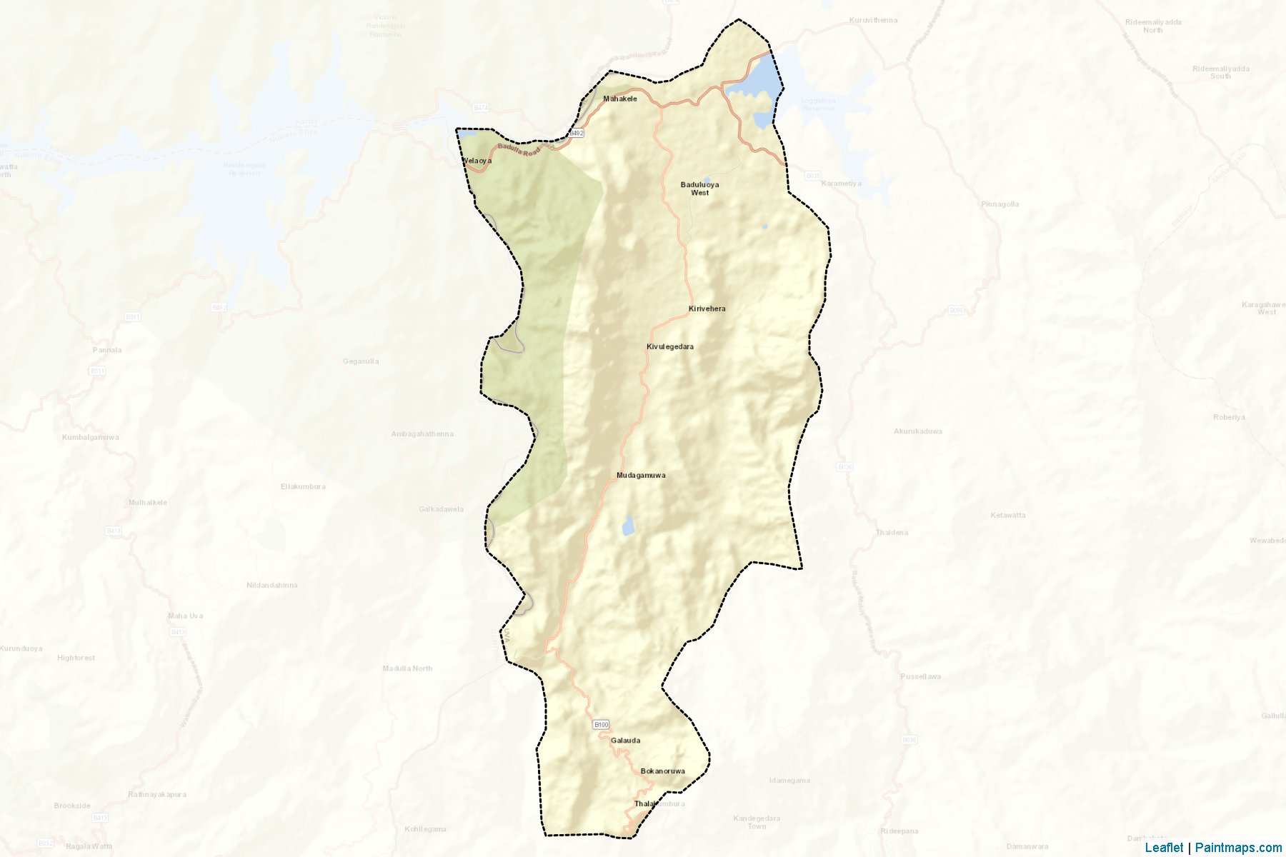 Kandaketiya (Badulla) Map Cropping Samples-2