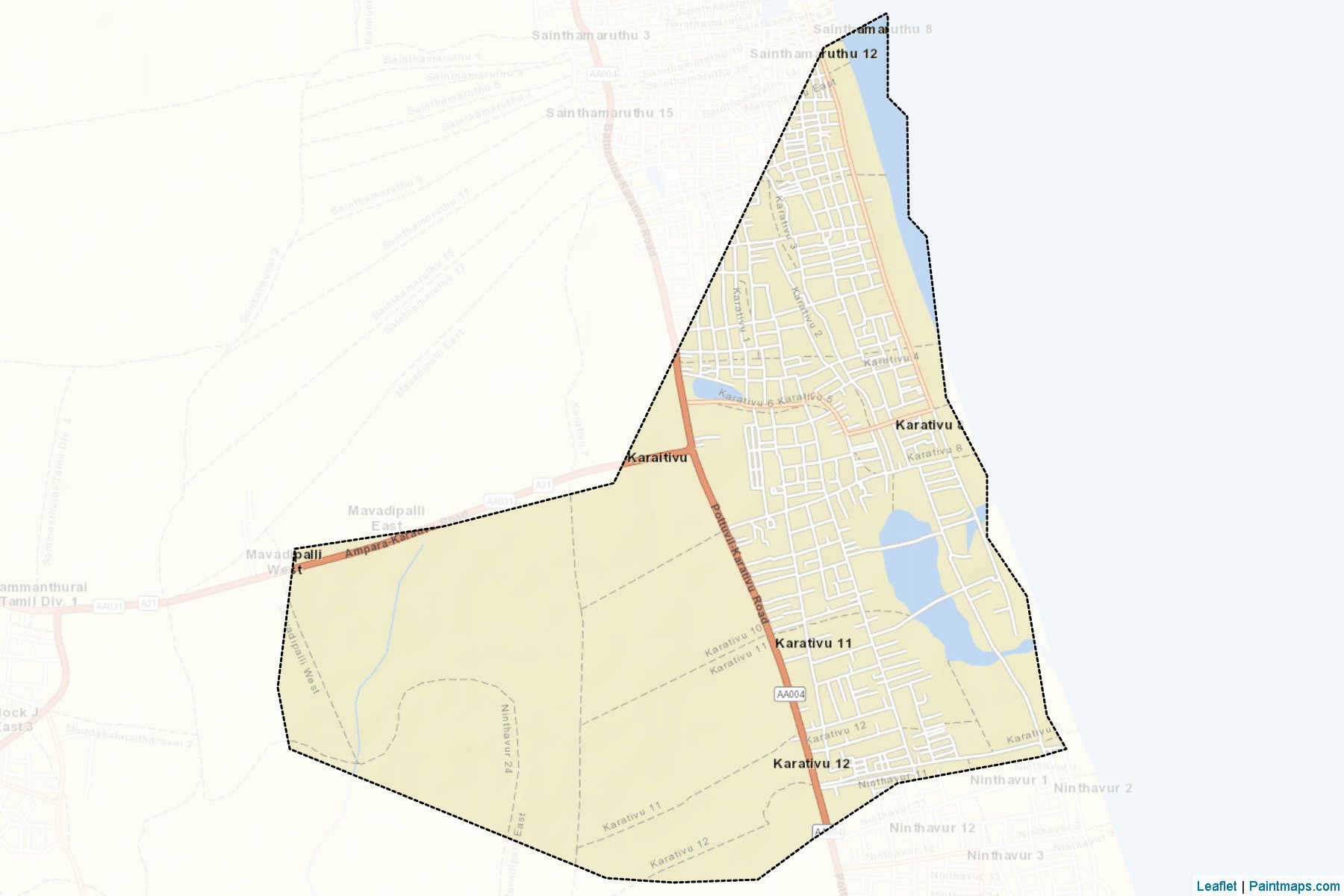 Karaitheevu (Ampara) Map Cropping Samples-2