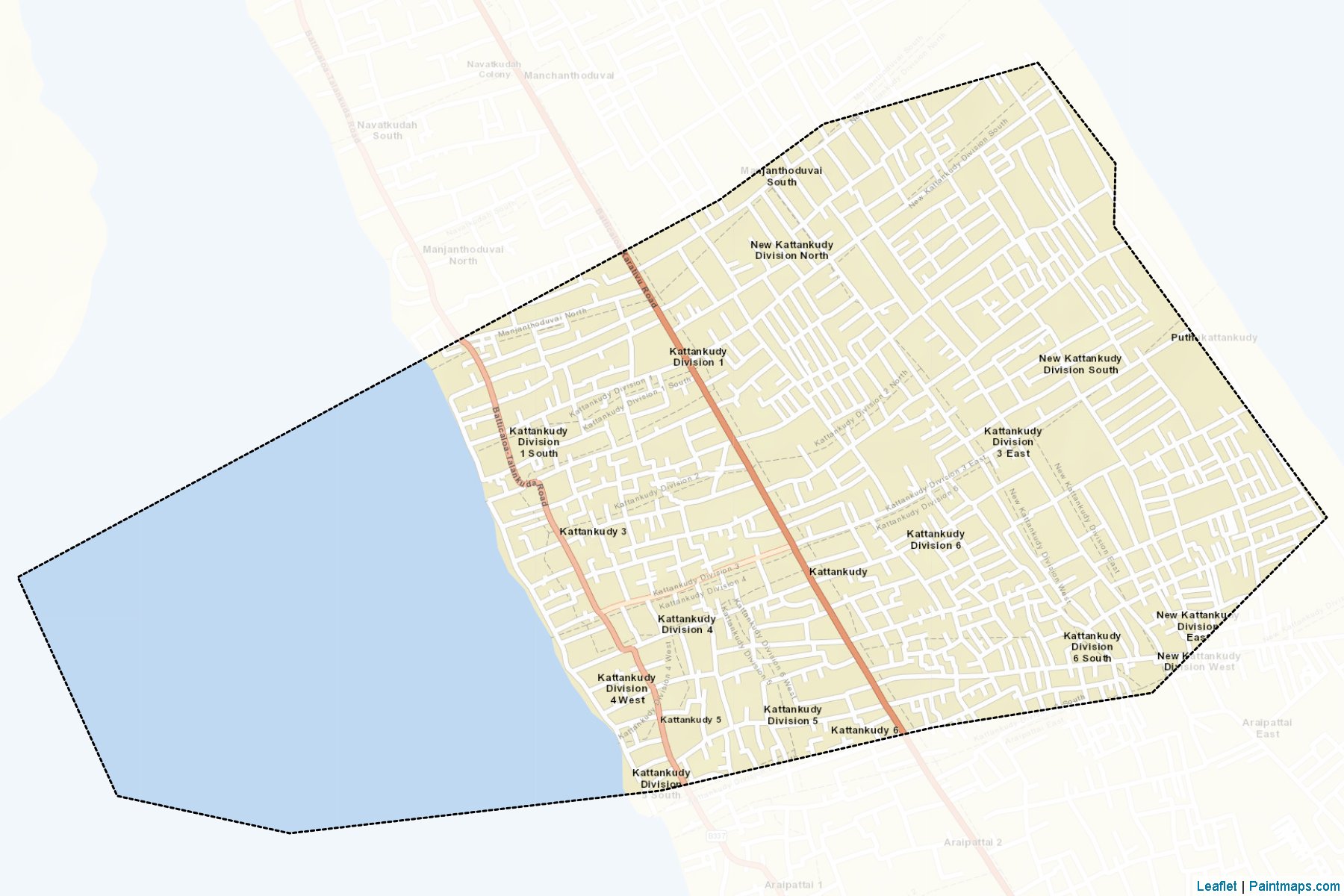 Kattankudy (Batticaloa) Map Cropping Samples-2