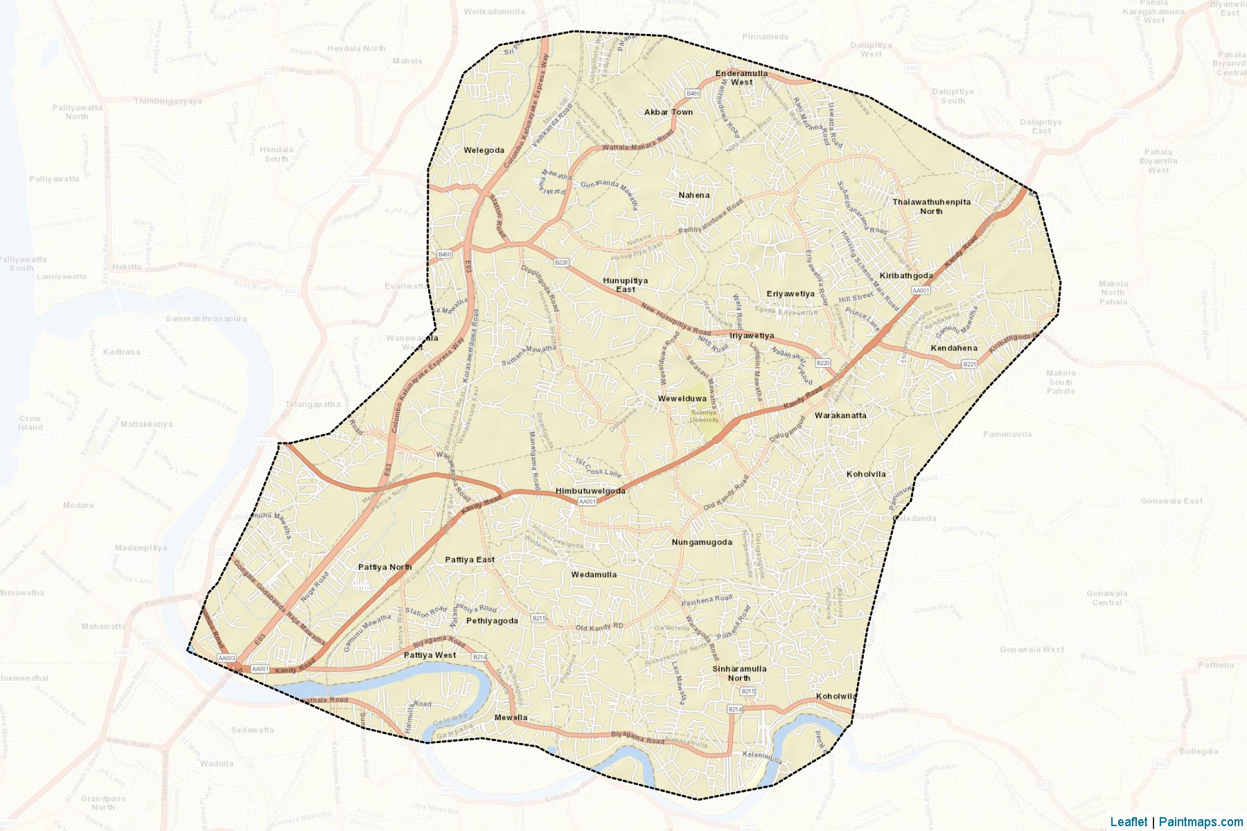 Kelaniya (Gampaha) Map Cropping Samples-2