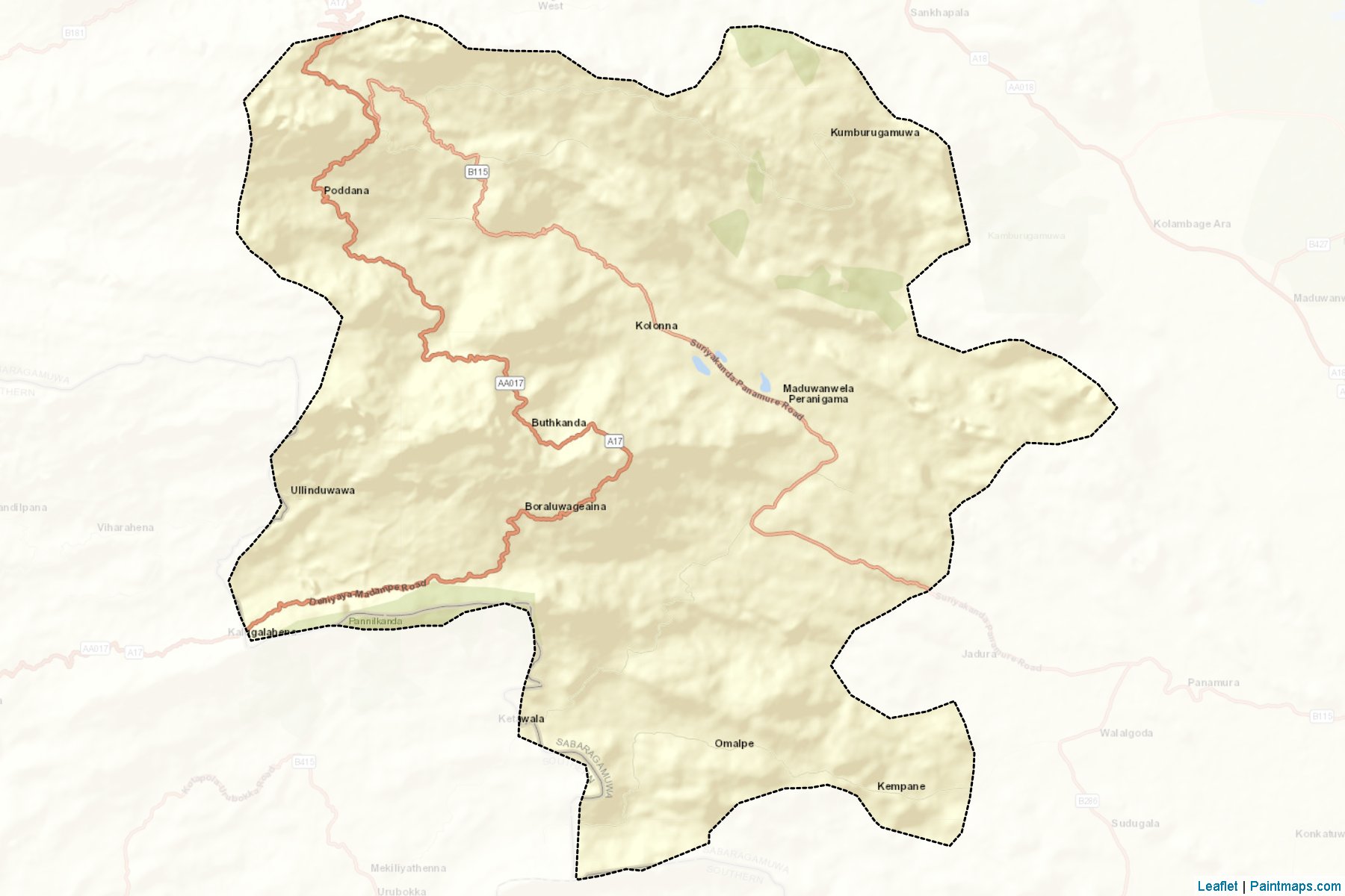 Kolonna (Ratnapura) Map Cropping Samples-2