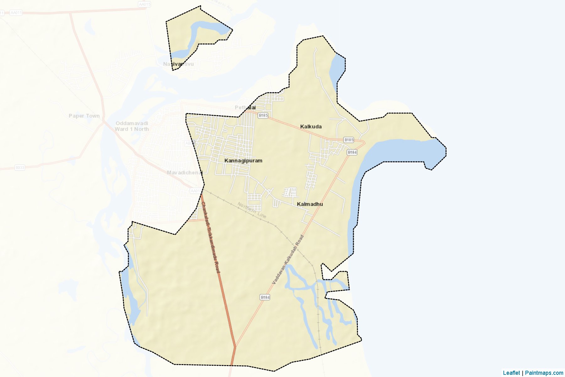 Koralai Pattu (Batticaloa) Map Cropping Samples-2