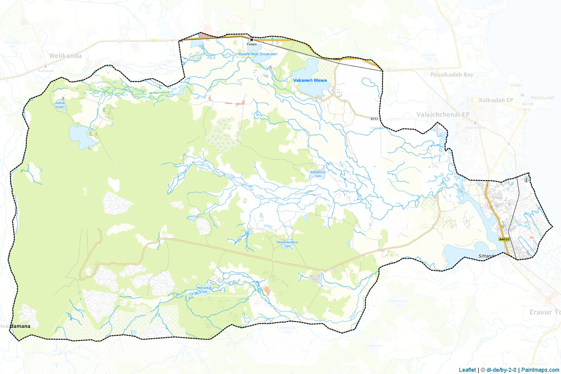 Koralai Pattu South (Batticaloa) Map Cropping Samples-1