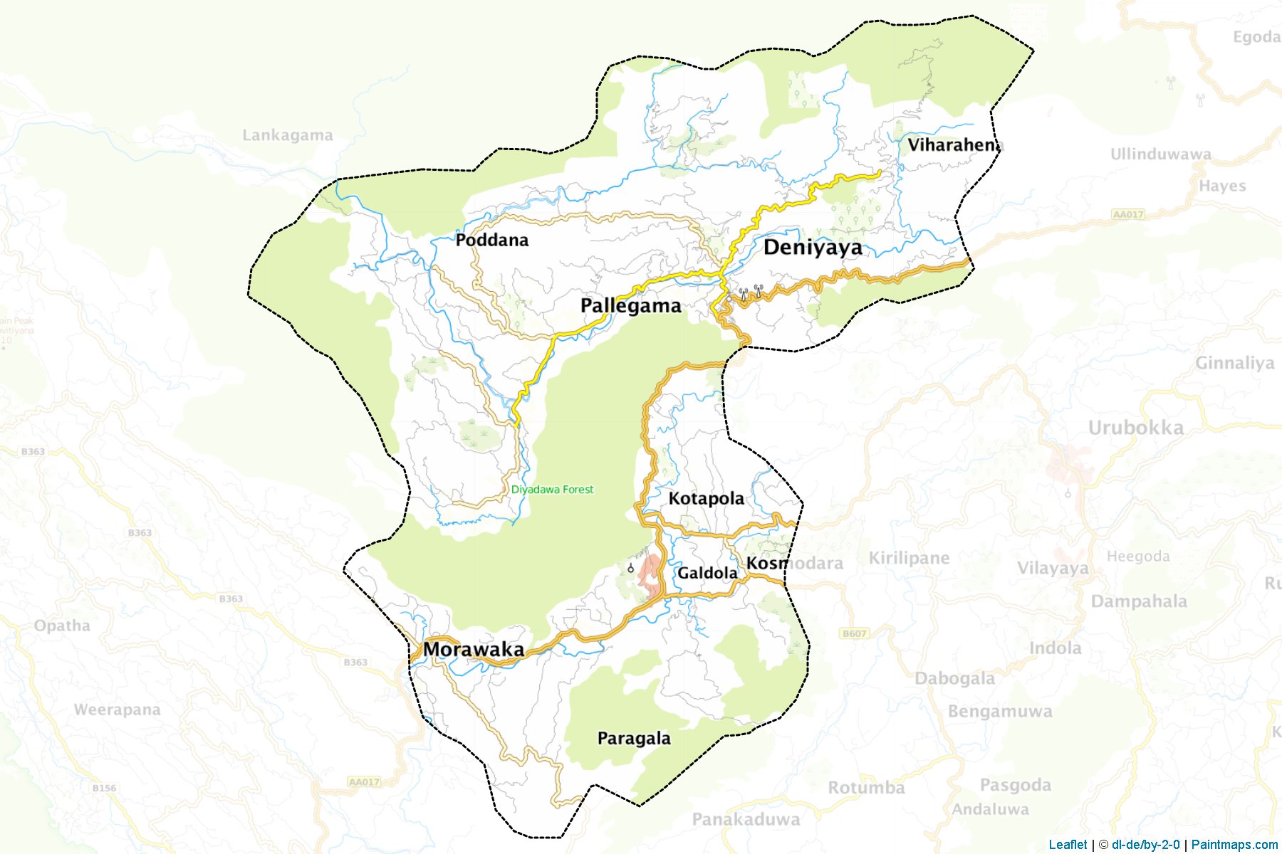 Kotapola (Matara) Map Cropping Samples-1