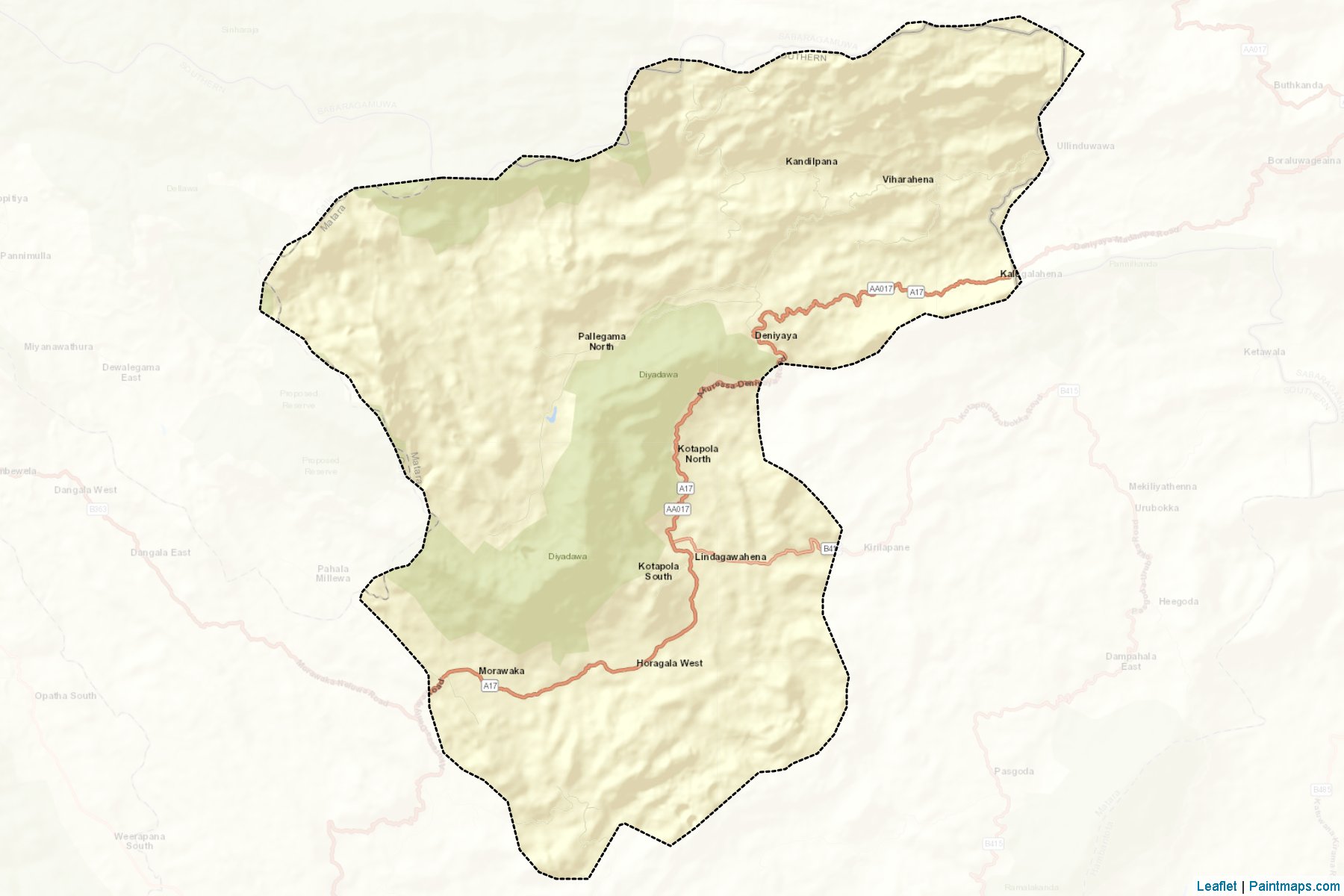 Kotapola (Matara) Map Cropping Samples-2