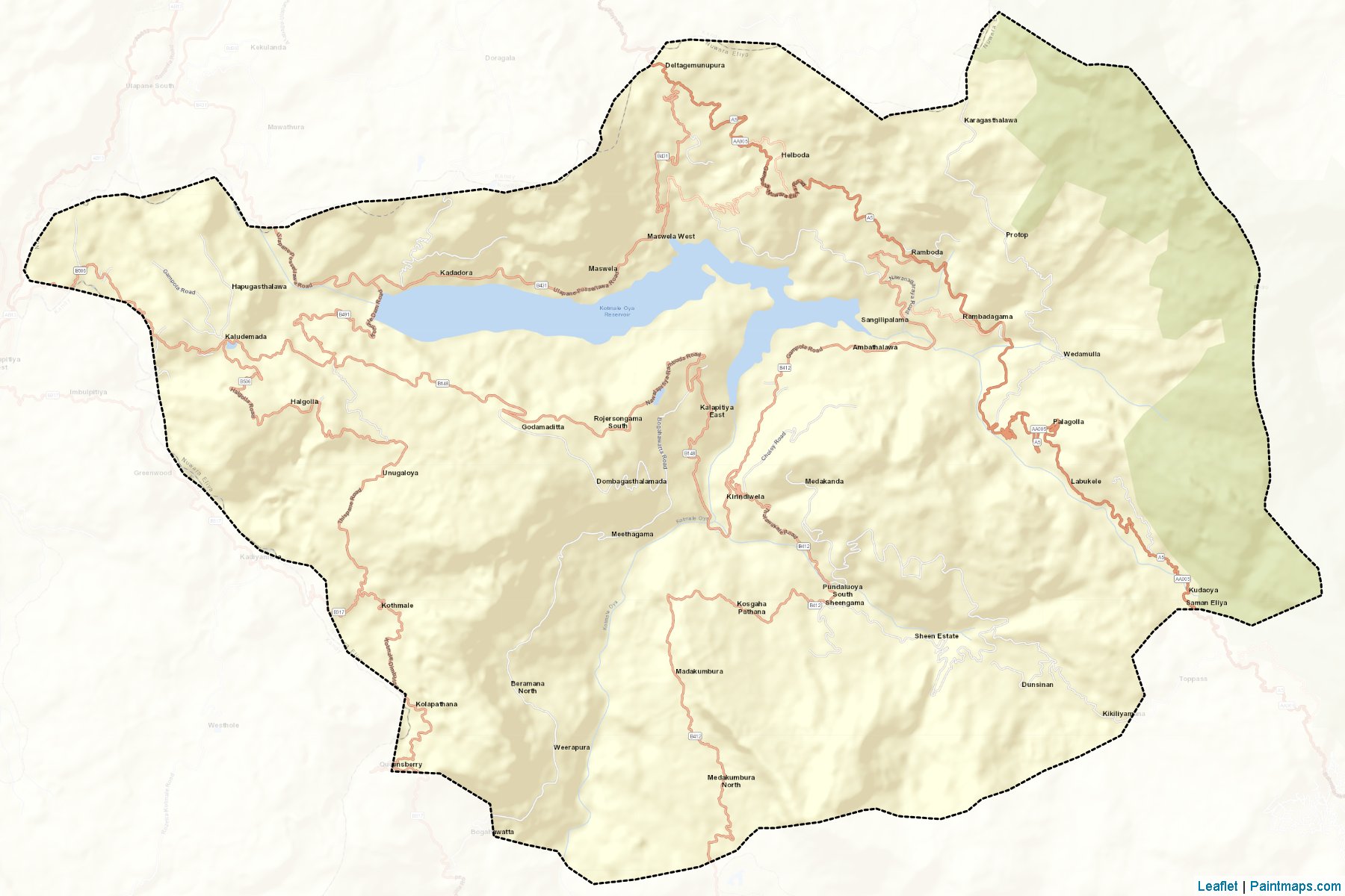 Kothmale (Nuwara Eliya) Map Cropping Samples-2