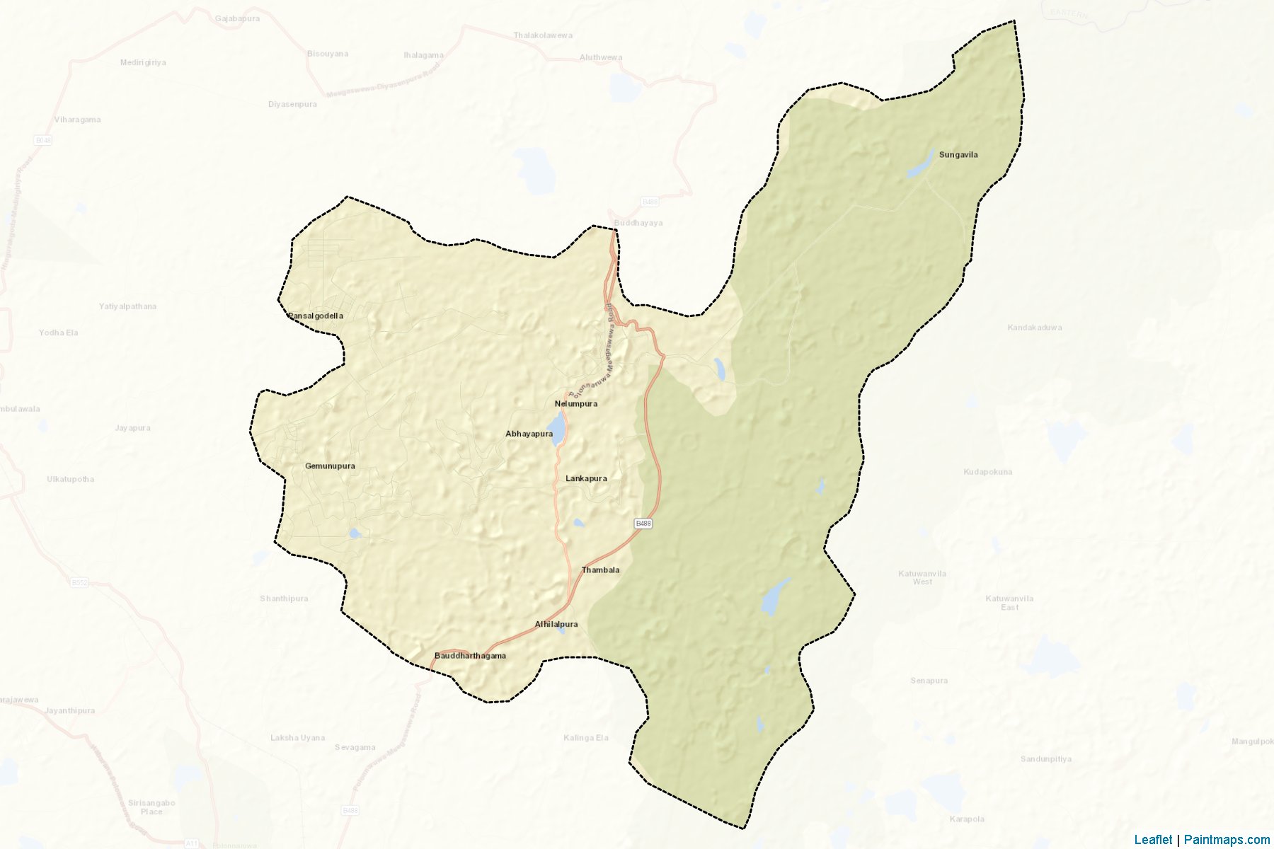 Lankapura (Polonnaruwa) Map Cropping Samples-2