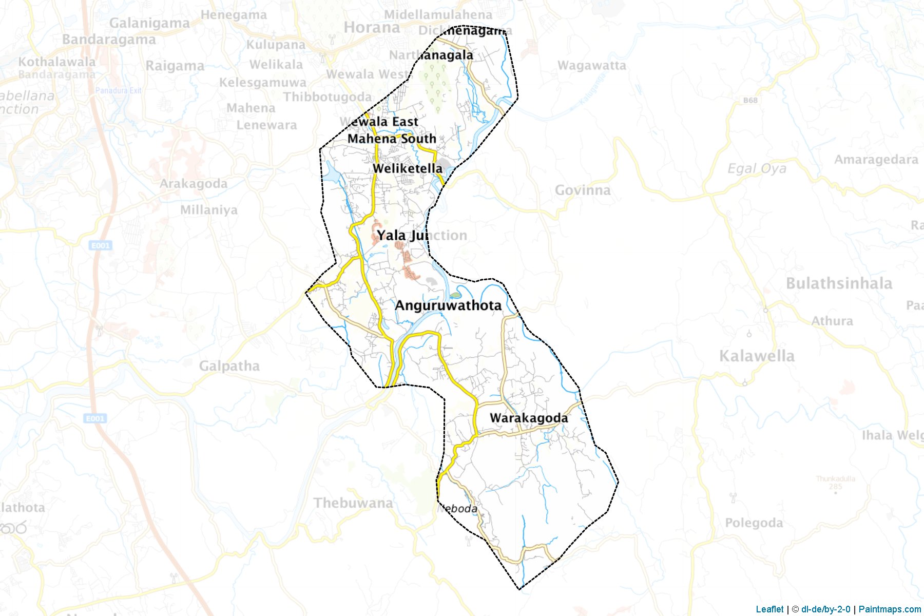 Madurawala (Kalutara) Map Cropping Samples-1