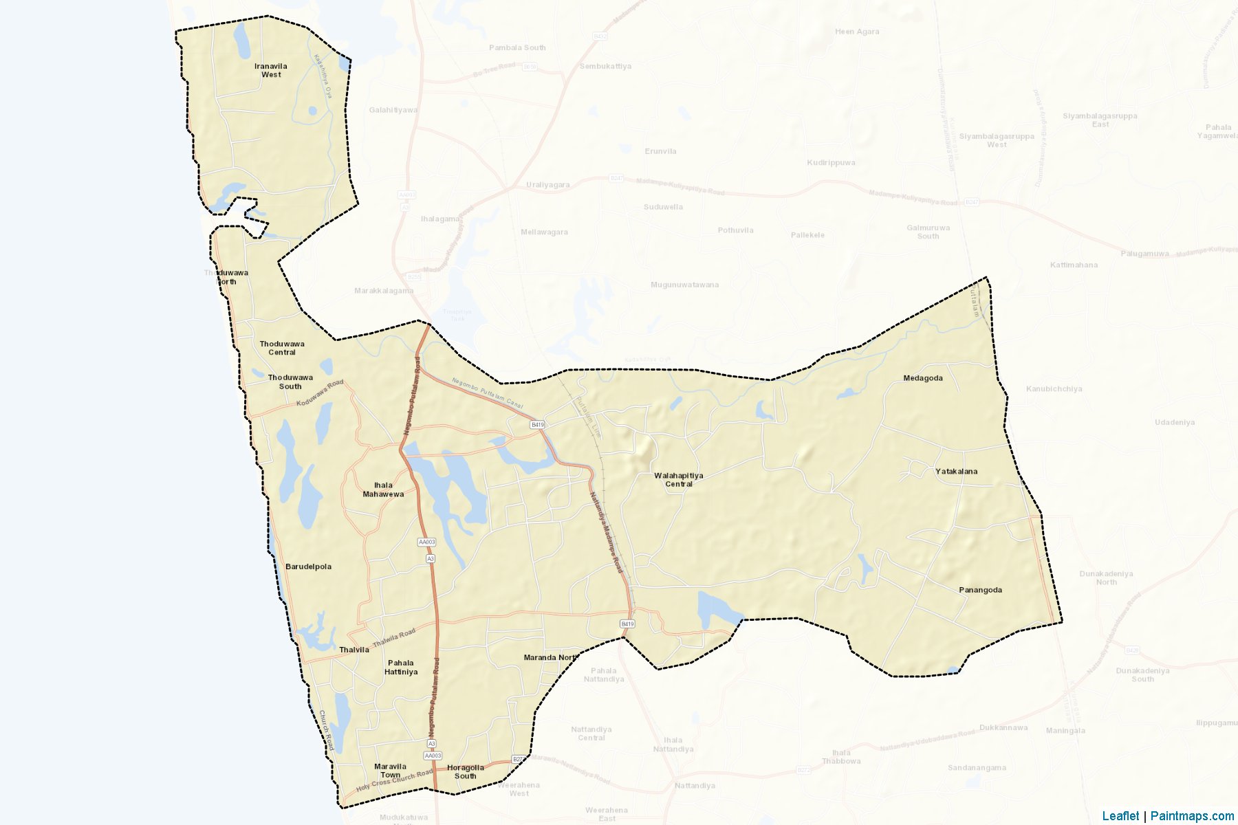 Mahawewa (Puttalam) Map Cropping Samples-2