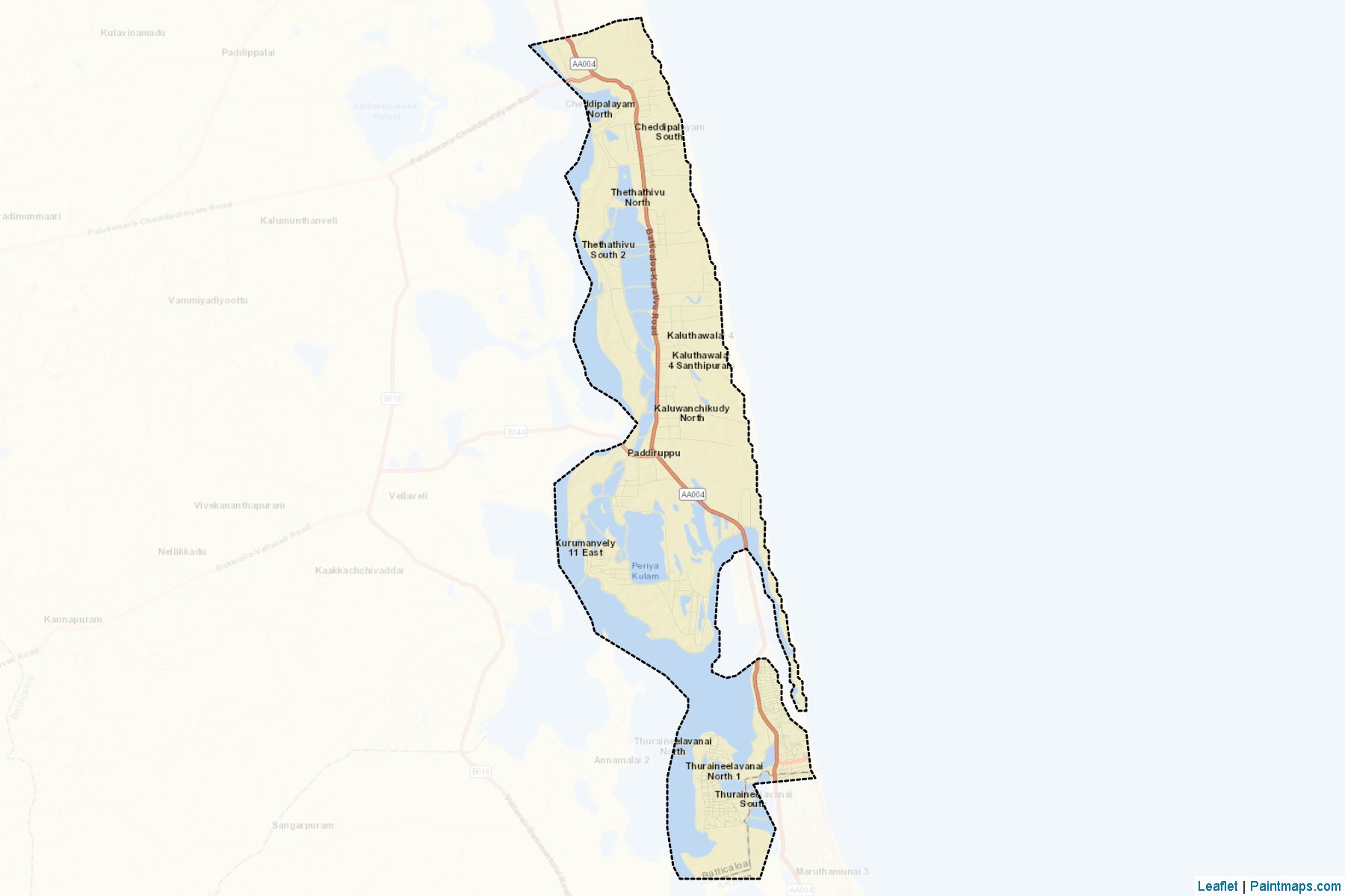 Manmunai South and Eruvil Pattu (Batticaloa) Map Cropping Samples-2