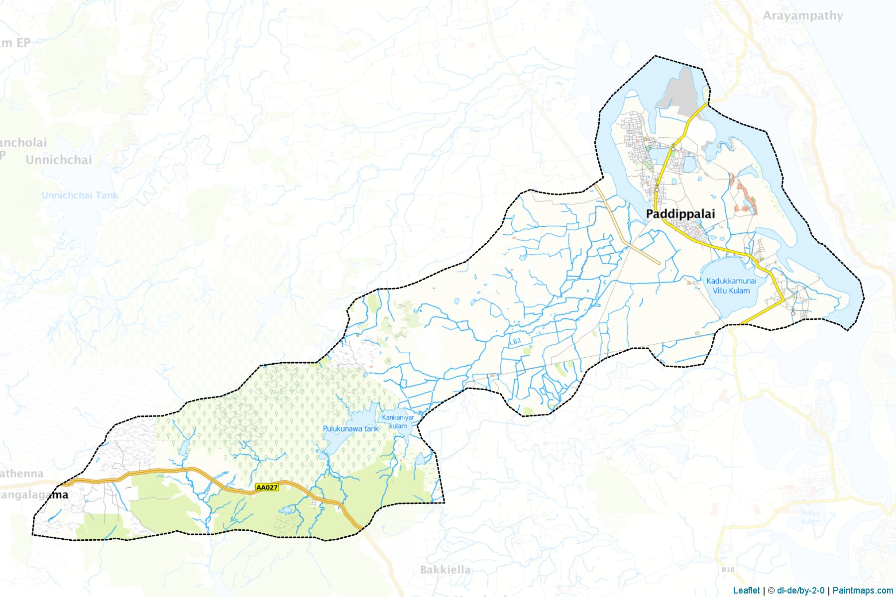 Manmunai South-West (Batticaloa) Map Cropping Samples-1