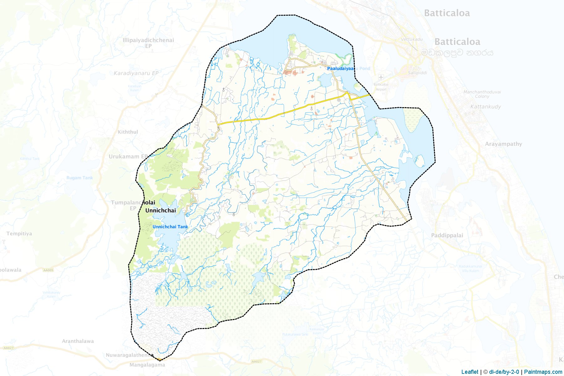 Manmunai West (Batticaloa) Map Cropping Samples-1